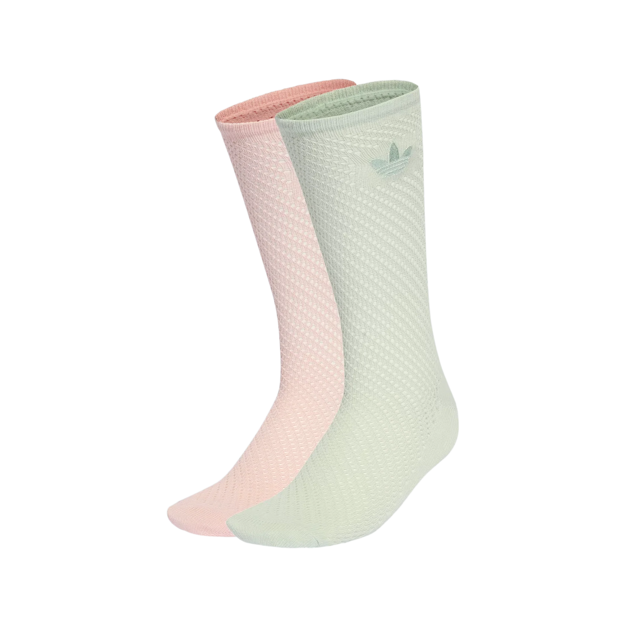 Adidas Crochet Crew Socks 2-Pack Sanpin/Lingrn KD8397