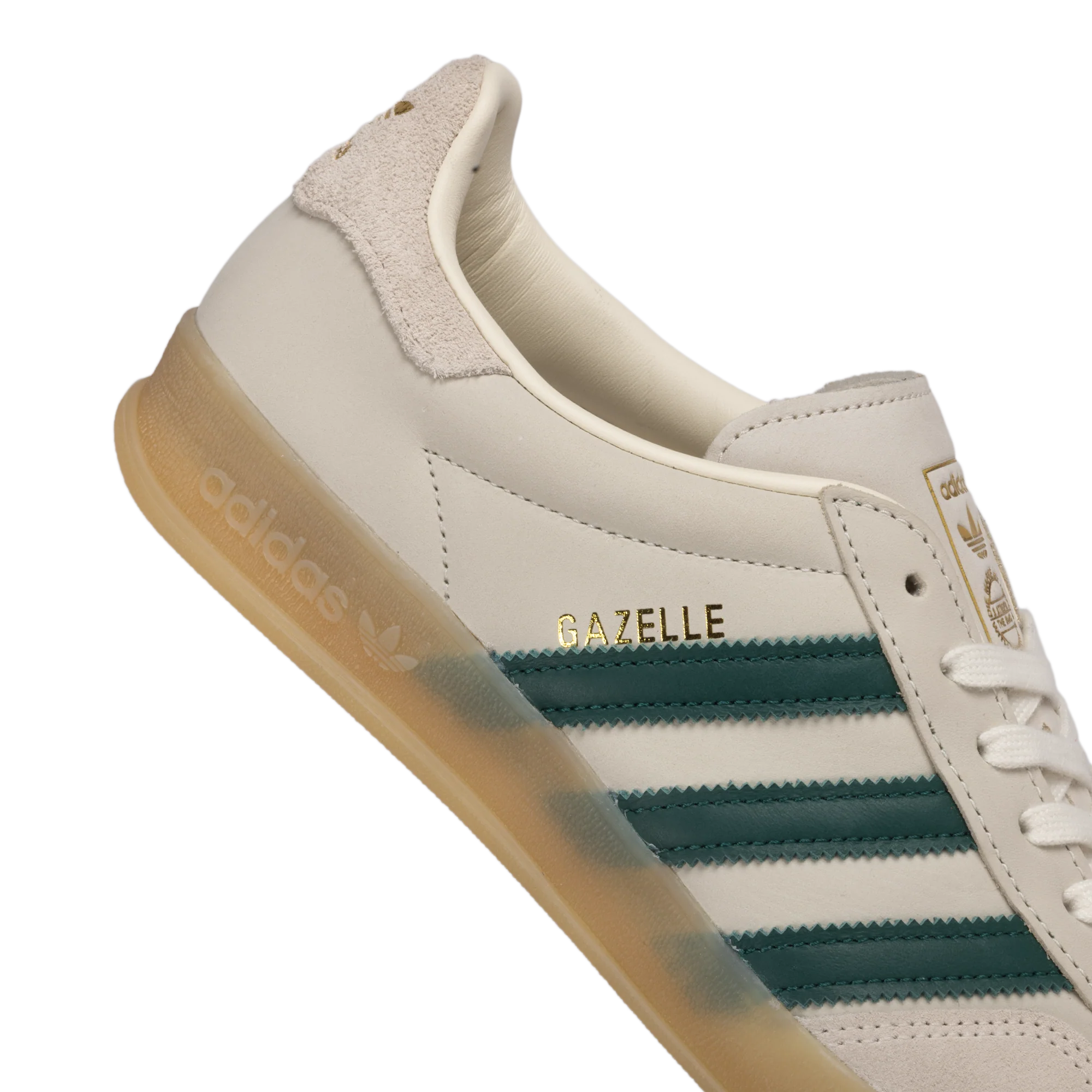 Adidas Gazelle Indoor Crewht/Cgreen/Gum3 IH9675 - Image 3