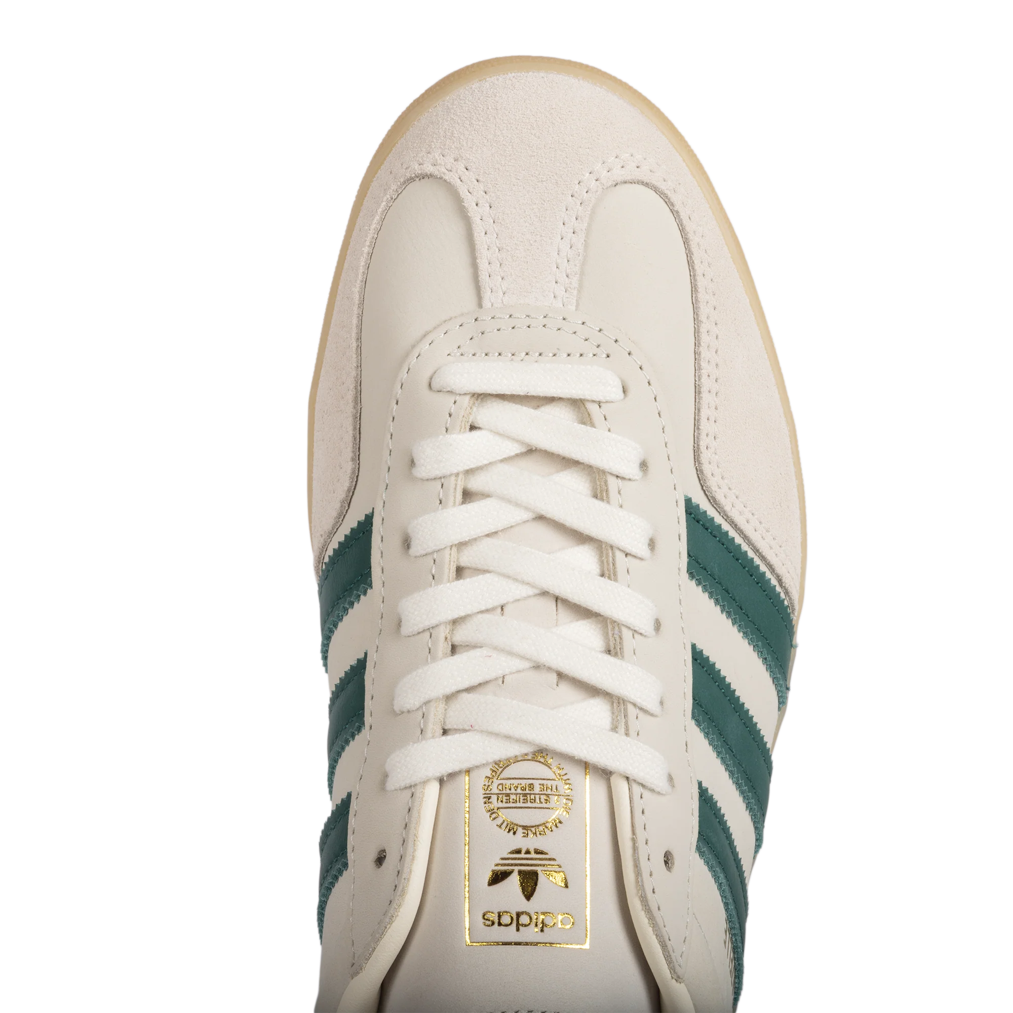 Adidas Gazelle Indoor Crewht/Cgreen/Gum3 IH9675 - Image 4