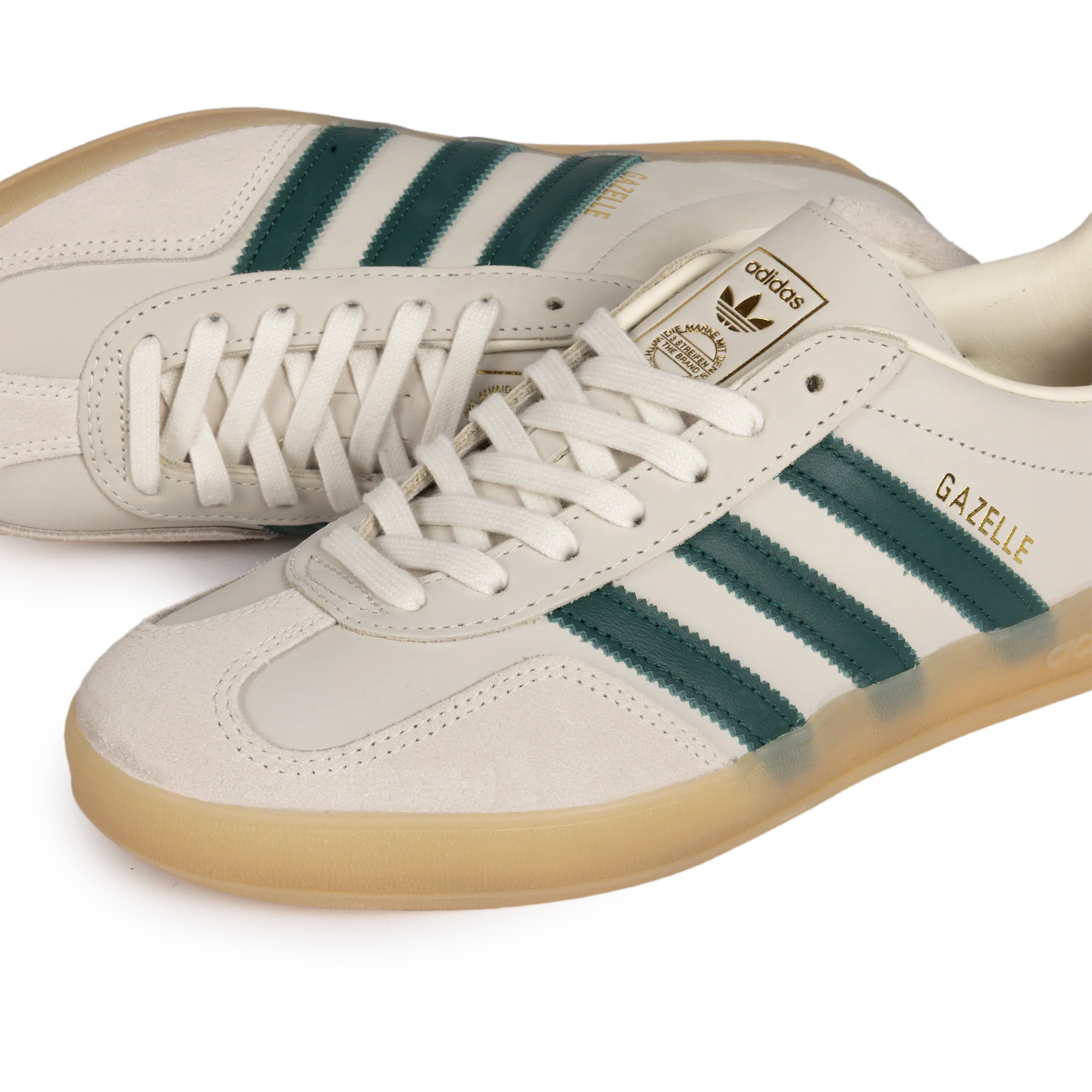 Adidas Gazelle Indoor Crewht/Cgreen/Gum3 IH9675 - Image 5