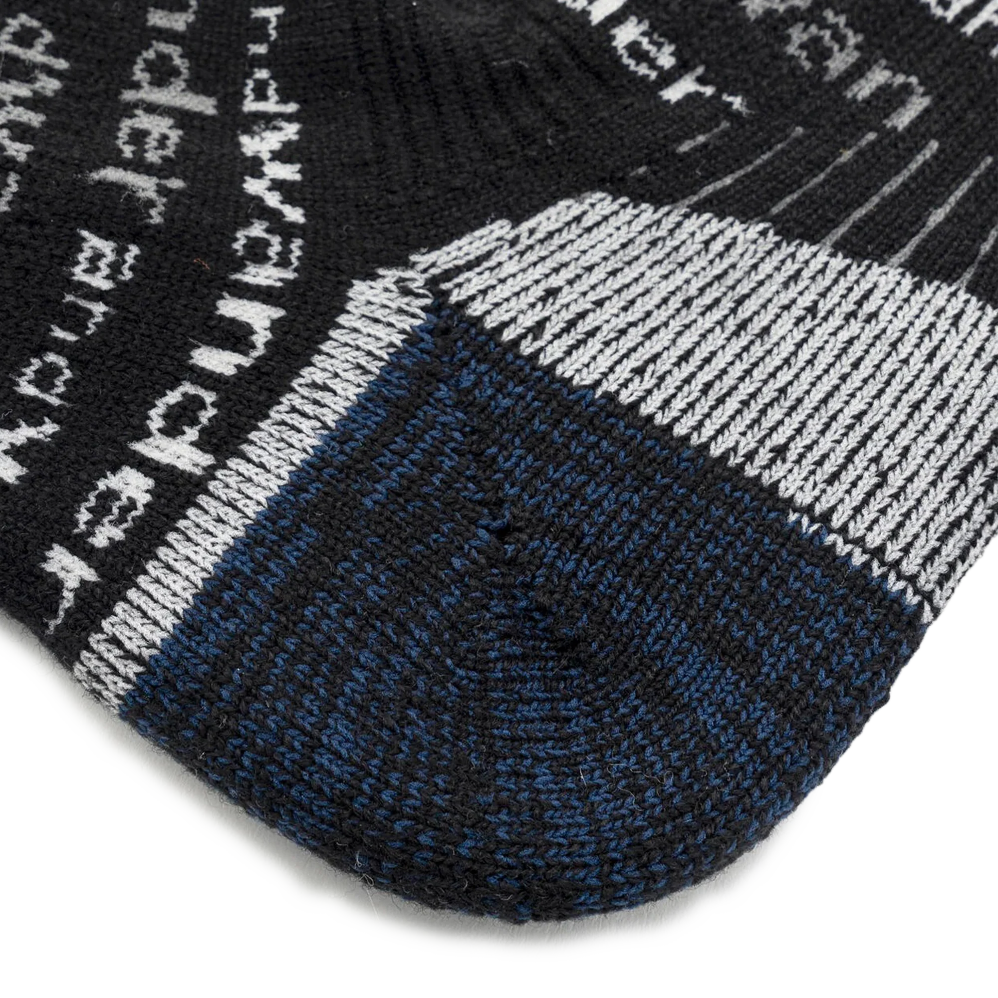 and wander Wool Socks Black - Image 2