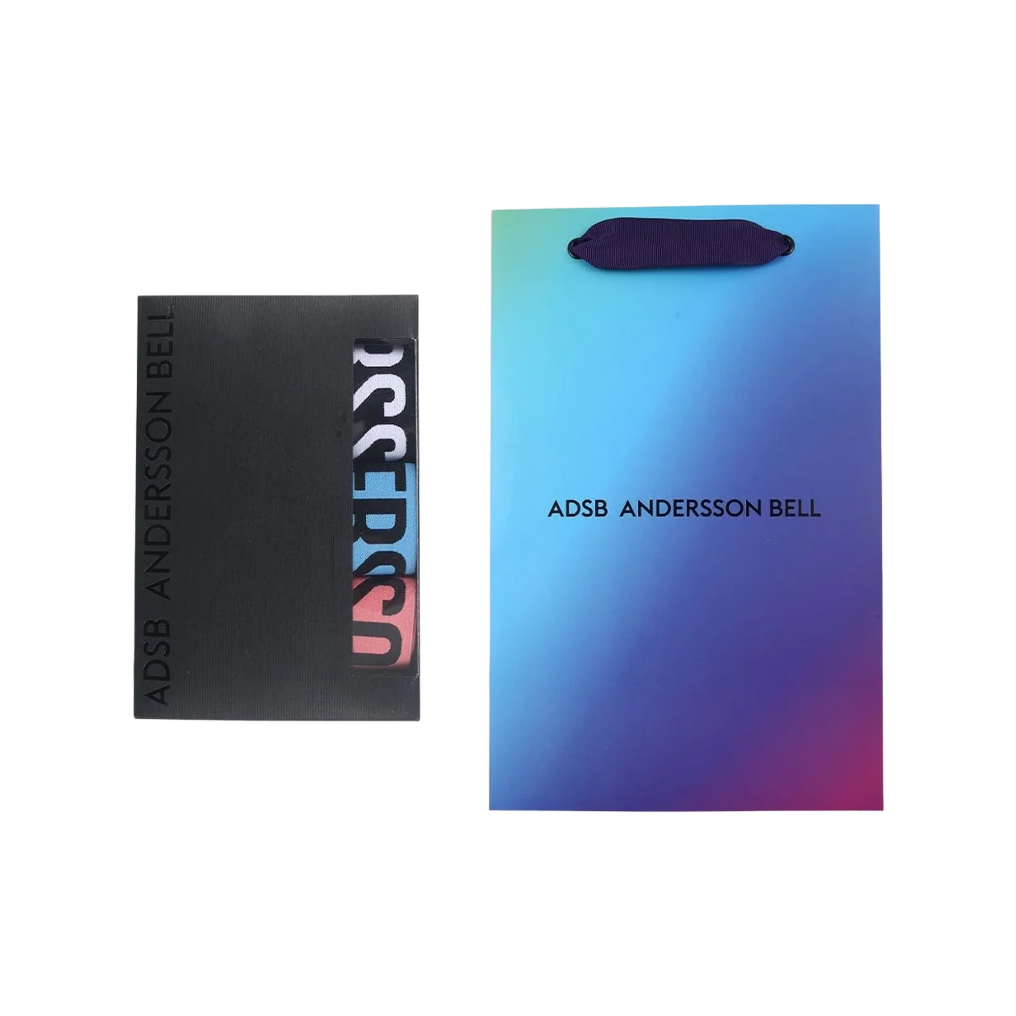 Andersson Bell Boxer Briefs 3-Pack Black/Sky Blue/Tea Rose