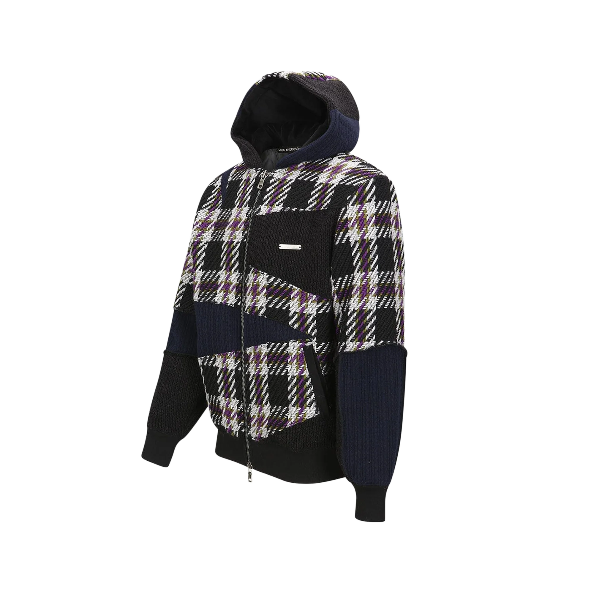 Andersson Bell Unisex Patchwork Hood Zip-Up Multi - Image 2