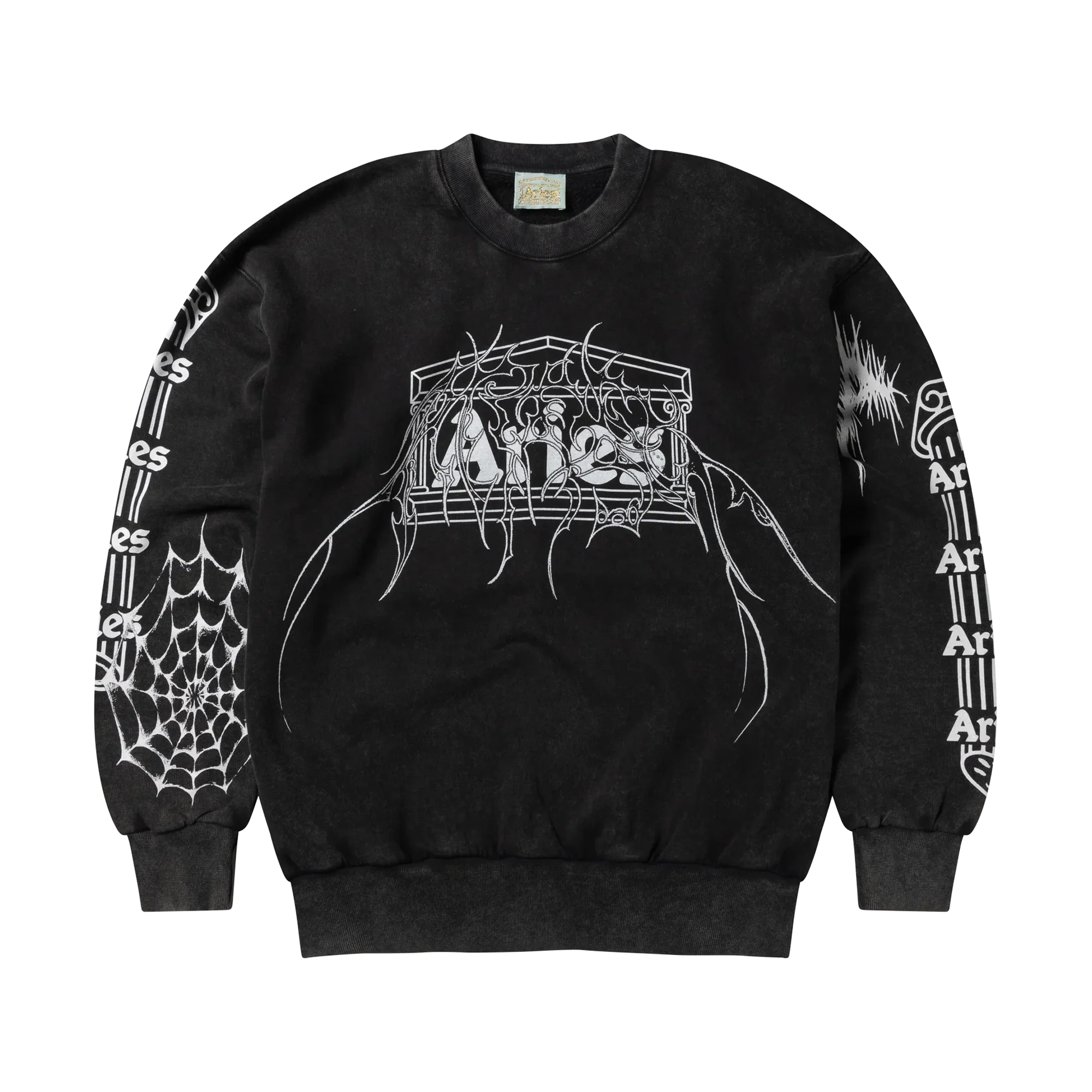 Aries Aged Overlord Sweatshirt Black