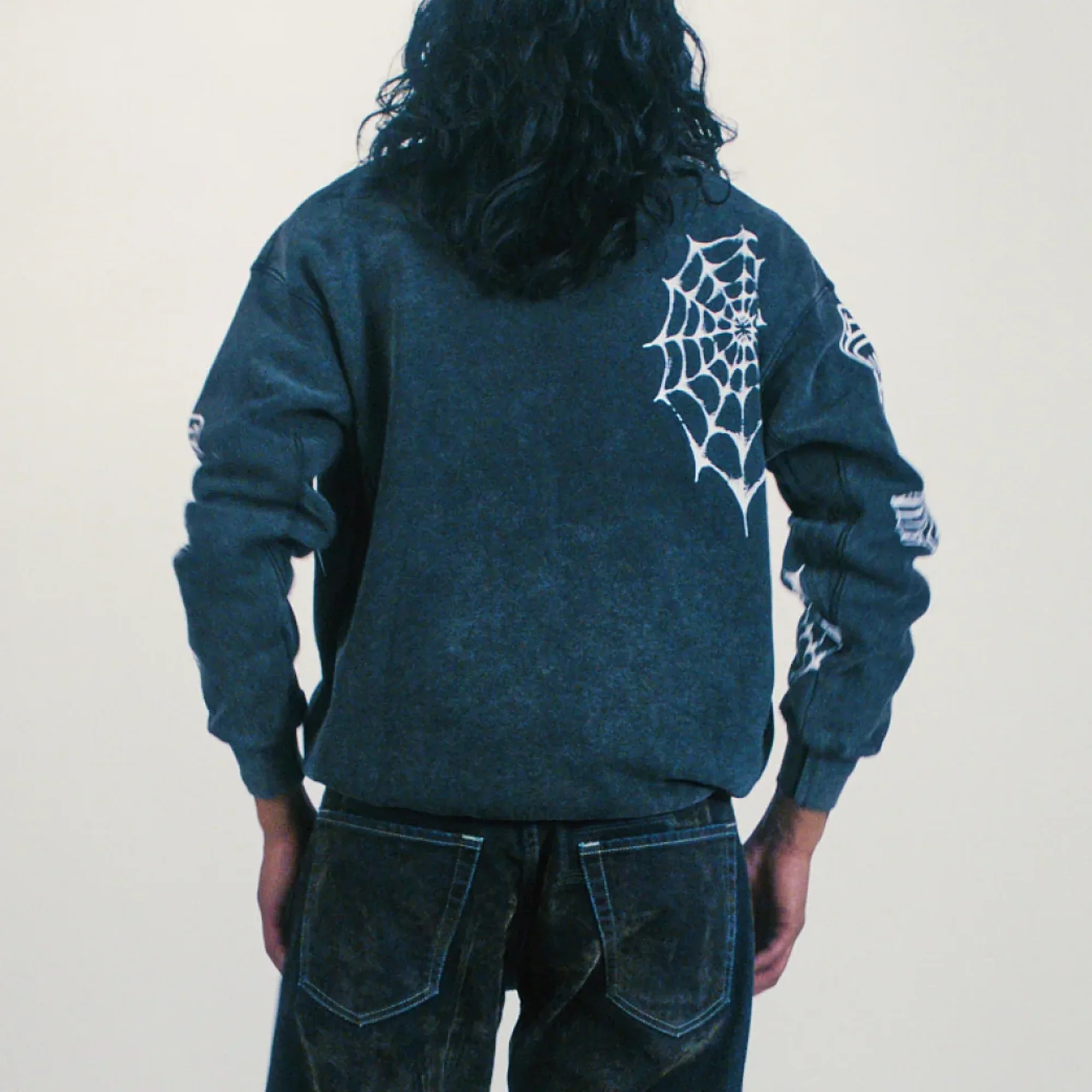 Aries Aged Overlord Sweatshirt Black - Image 7