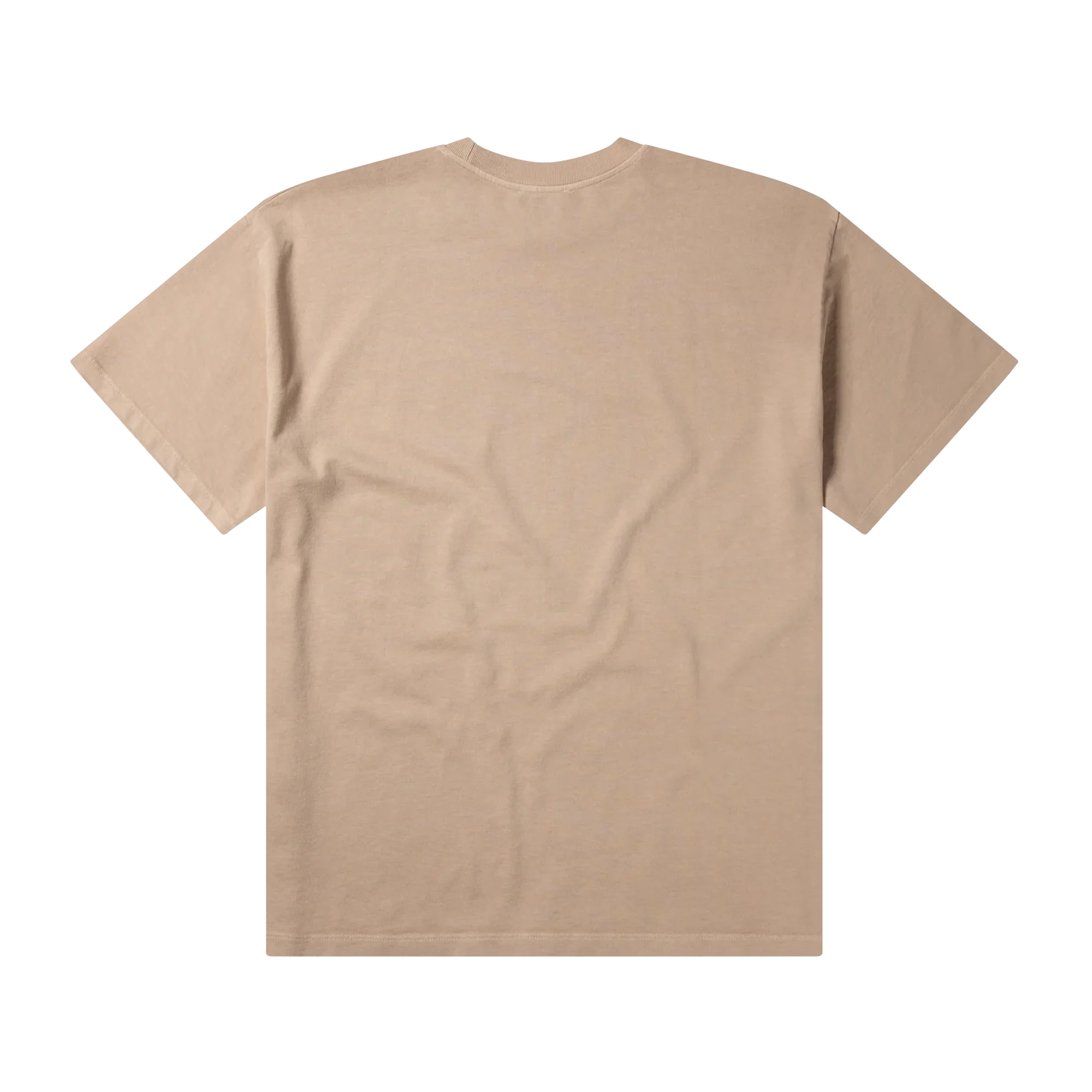 Aries Faded Grunge Short Sleeve T-Shirt Beige - Image 8