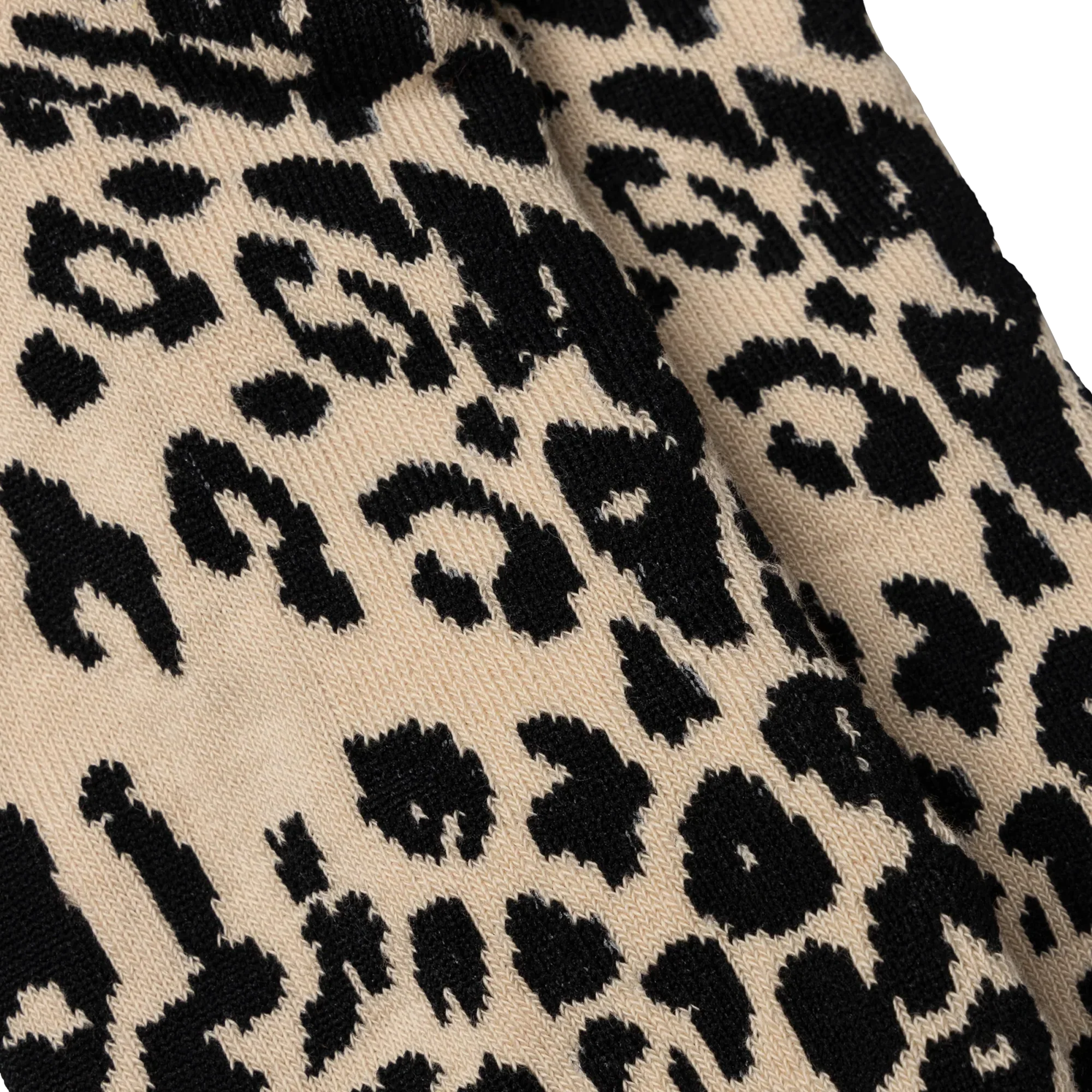 Aries J'Adoro Aries Leopard Sock Beige - Image 3