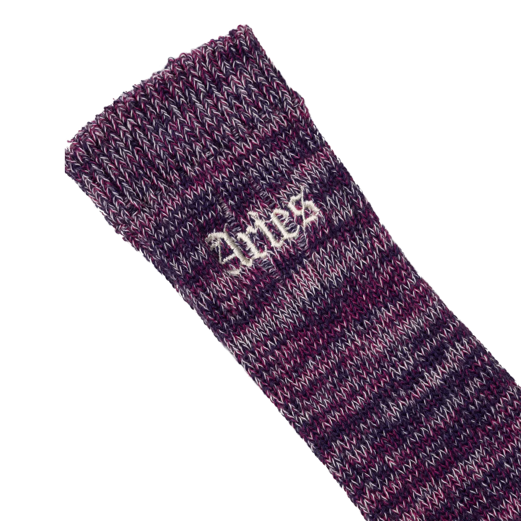 Aries Premium Gothic Rib Sock Purple - Image 2