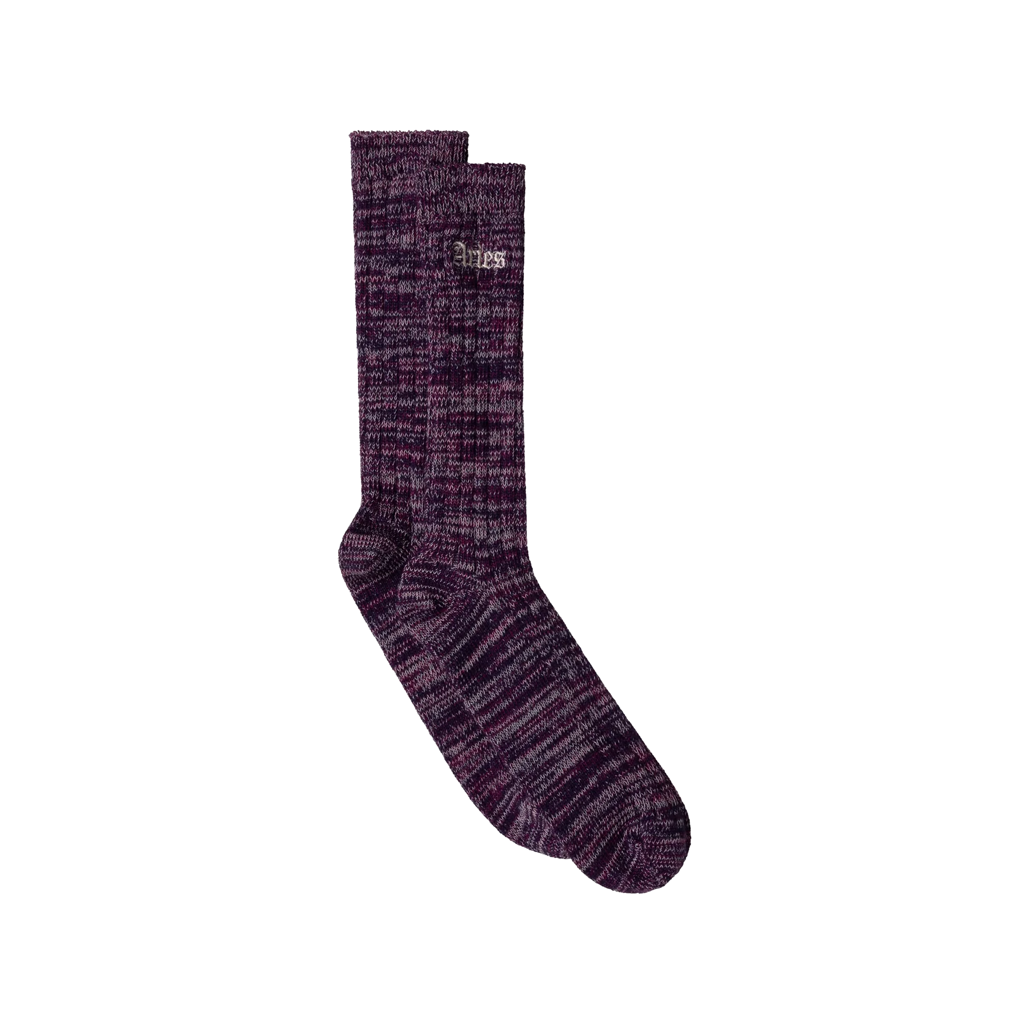 Aries Premium Gothic Rib Sock Purple - Image 5