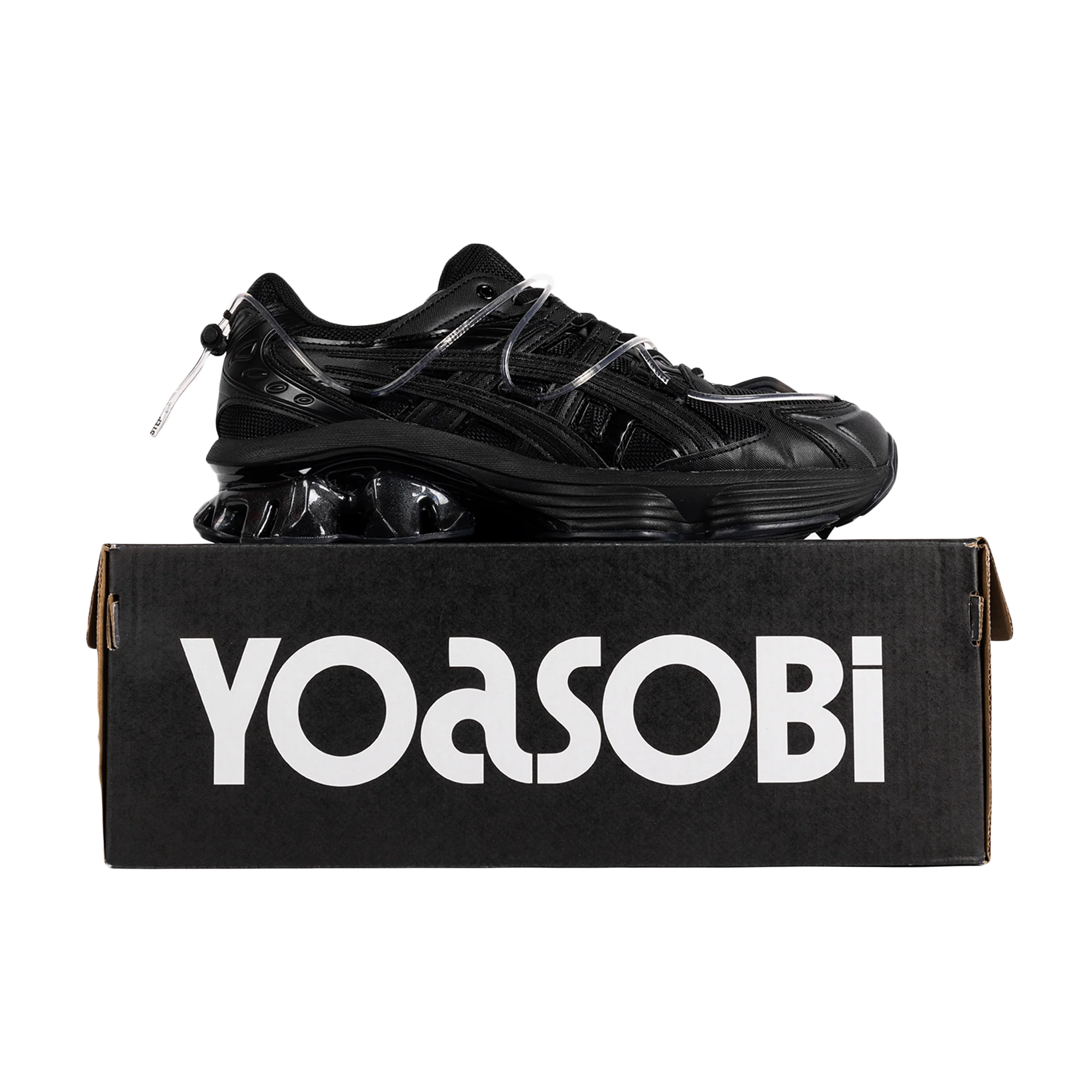 Asics x YOASOBI Gel-Kinetic-Y0Sb Black/Black 1203A837.001 - Image 2