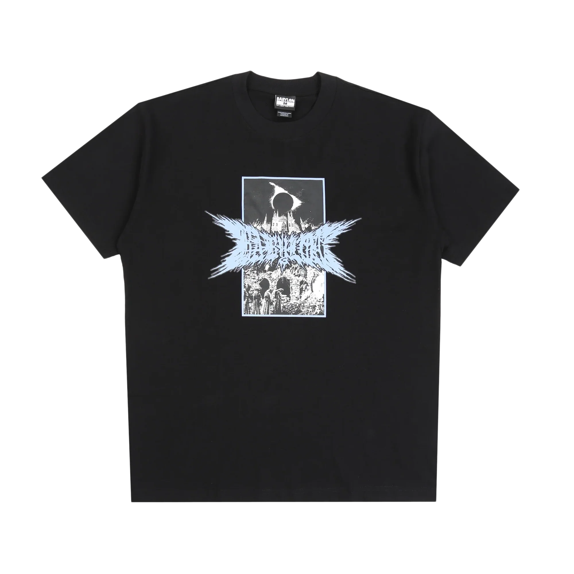 Babylon Black Metal Tee Jet Black