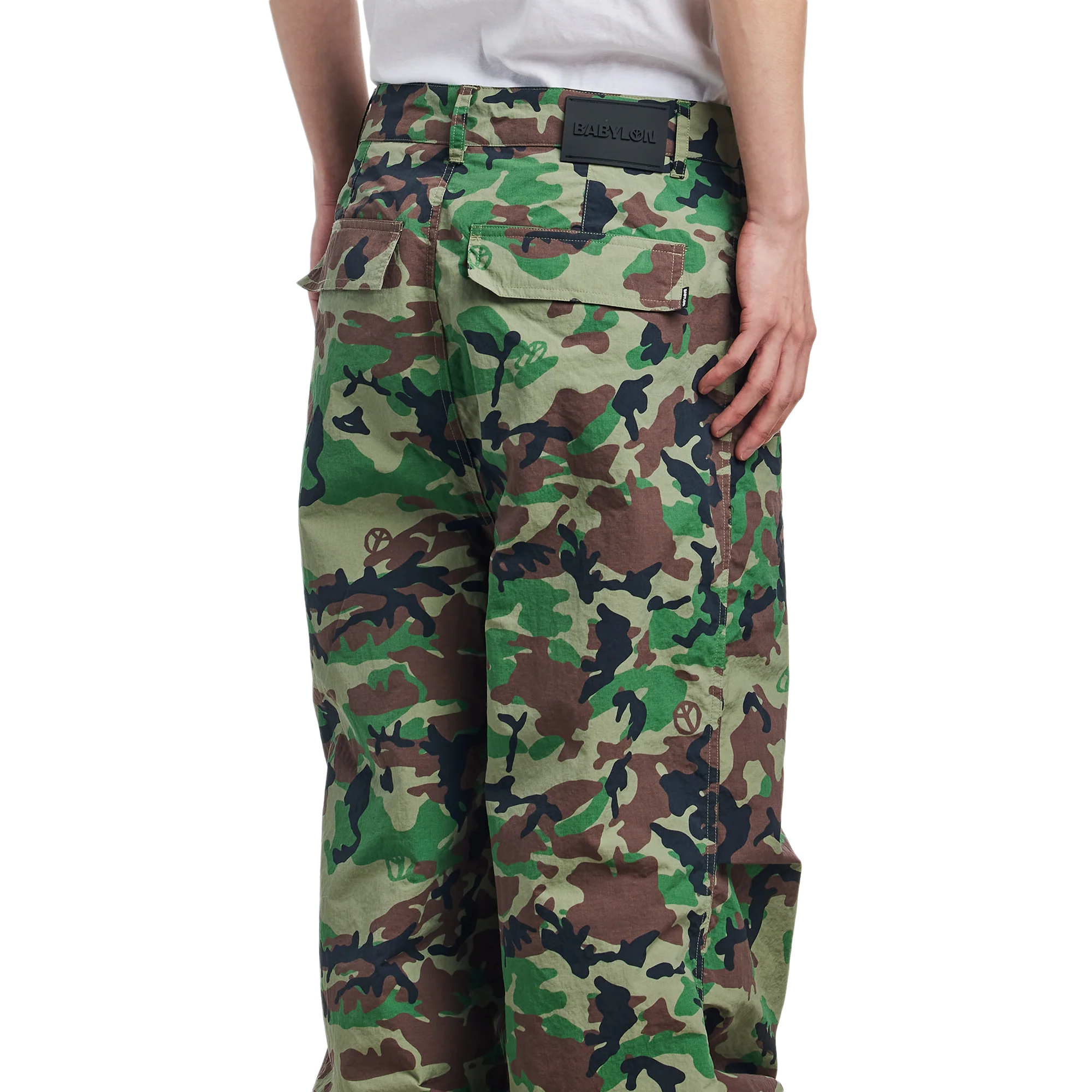 Babylon Ripstop Camo Pants Ghillie Camo Green - Image 2