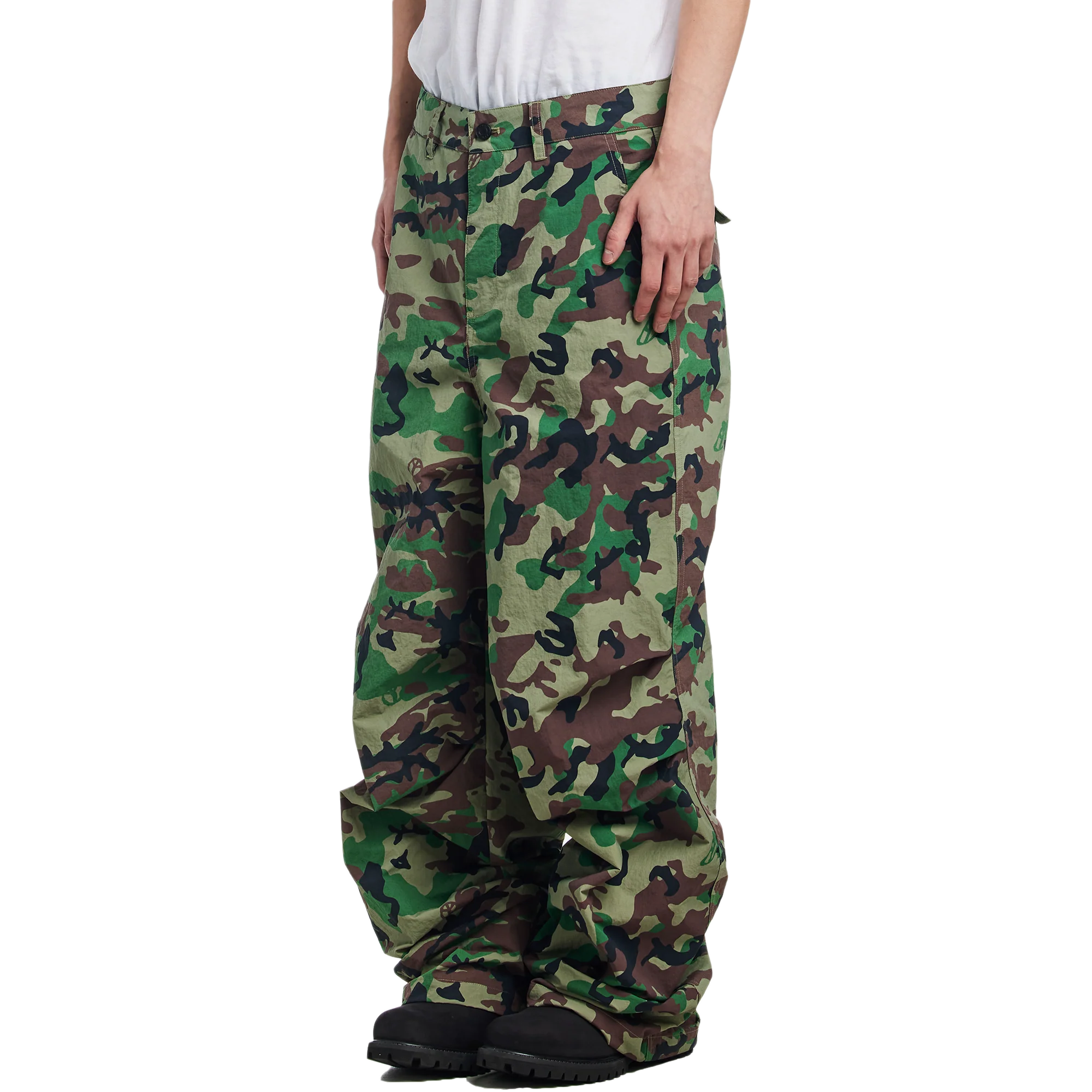 Babylon Ripstop Camo Pants Ghillie Camo Green - Image 4