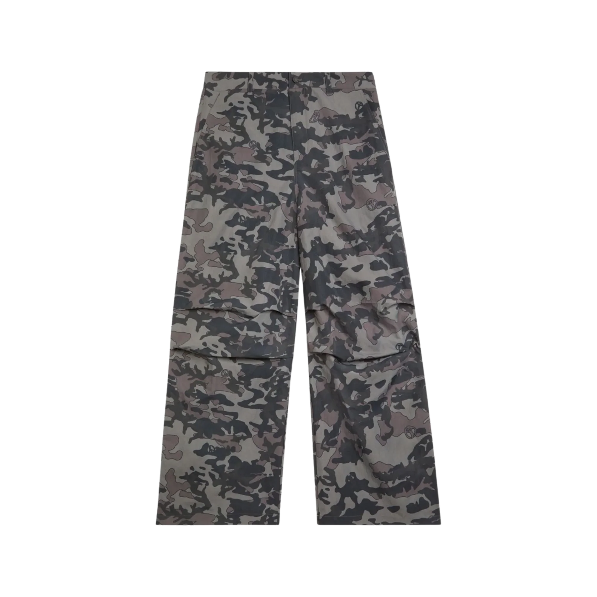 Babylon Ripstop Camo Pants Ghillie Print Black
