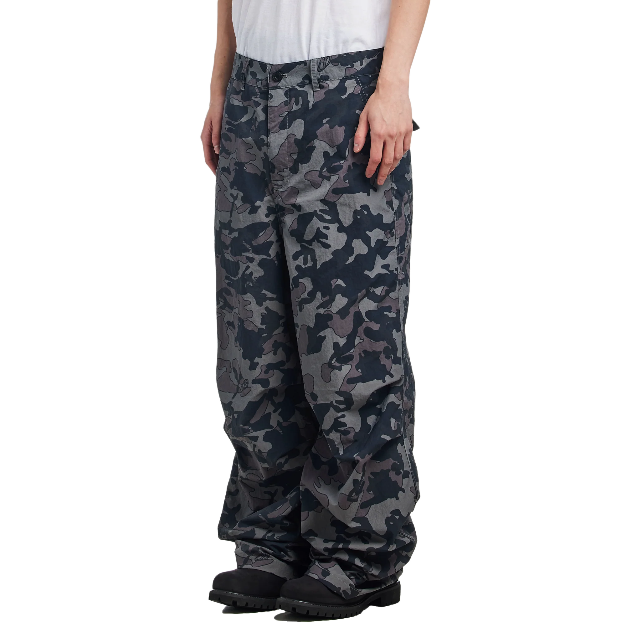 Babylon Ripstop Camo Pants Ghillie Print Black - Image 3
