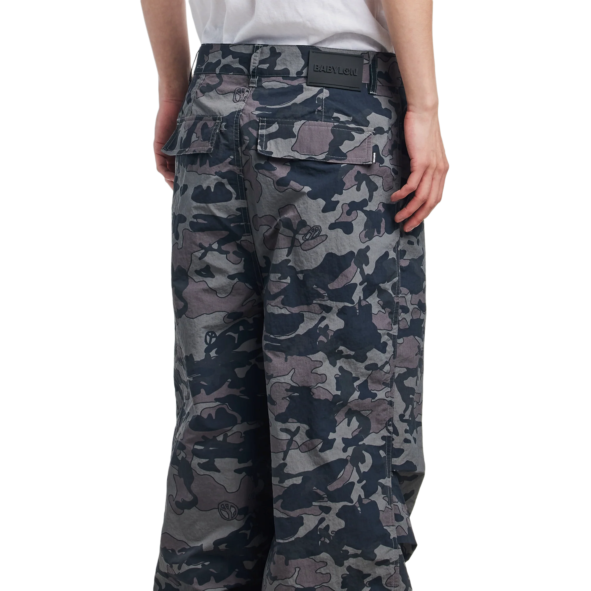 Babylon Ripstop Camo Pants Ghillie Print Black - Image 4