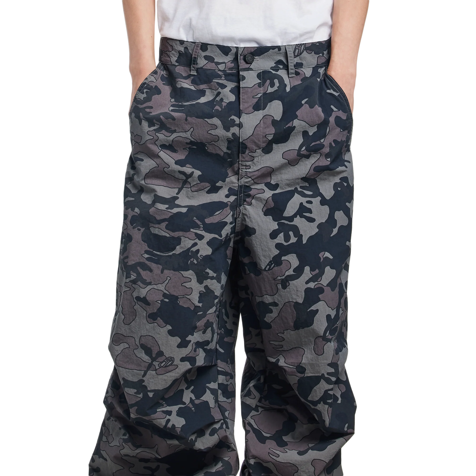 Babylon Ripstop Camo Pants Ghillie Print Black - Image 5