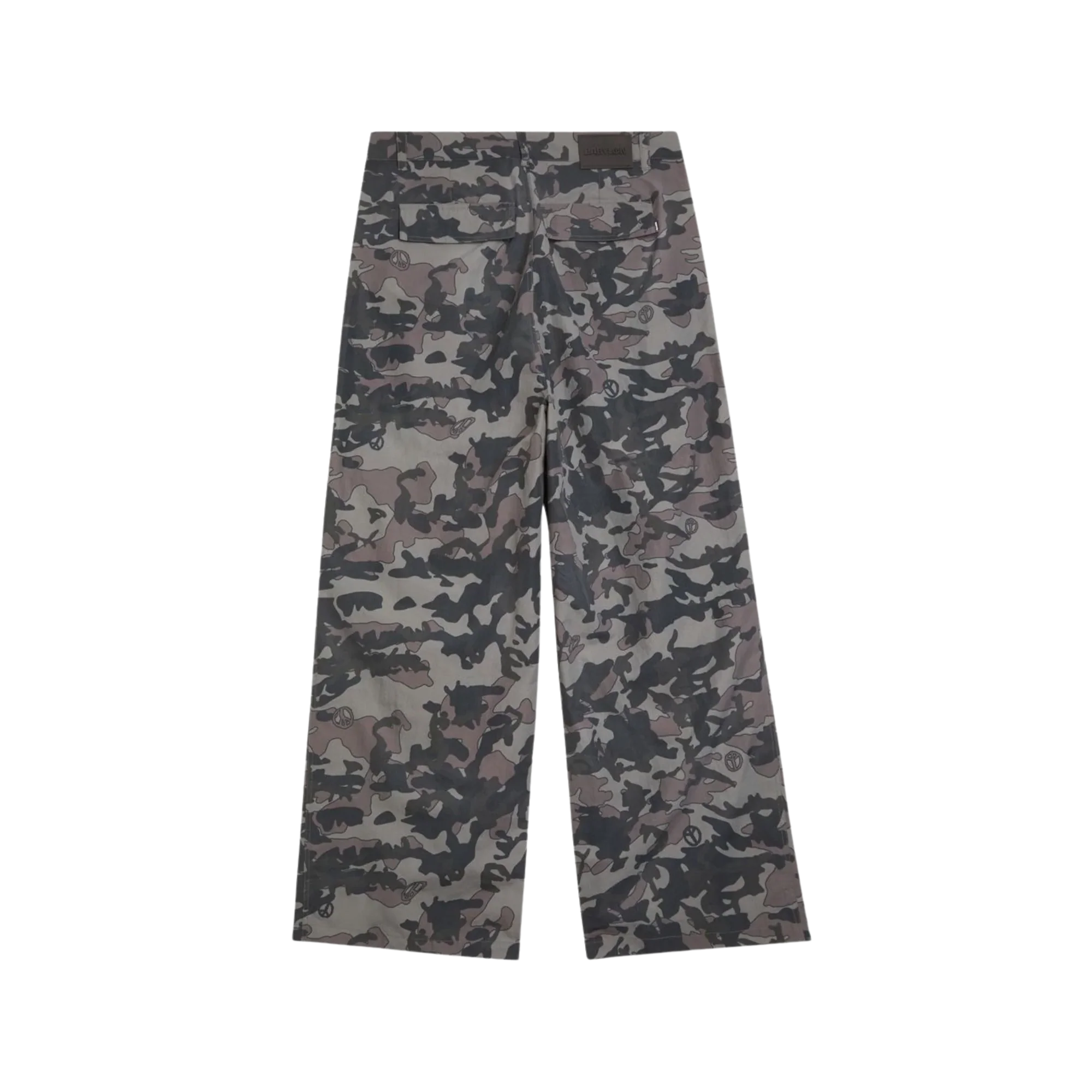 Babylon Ripstop Camo Pants Ghillie Print Black - Image 6