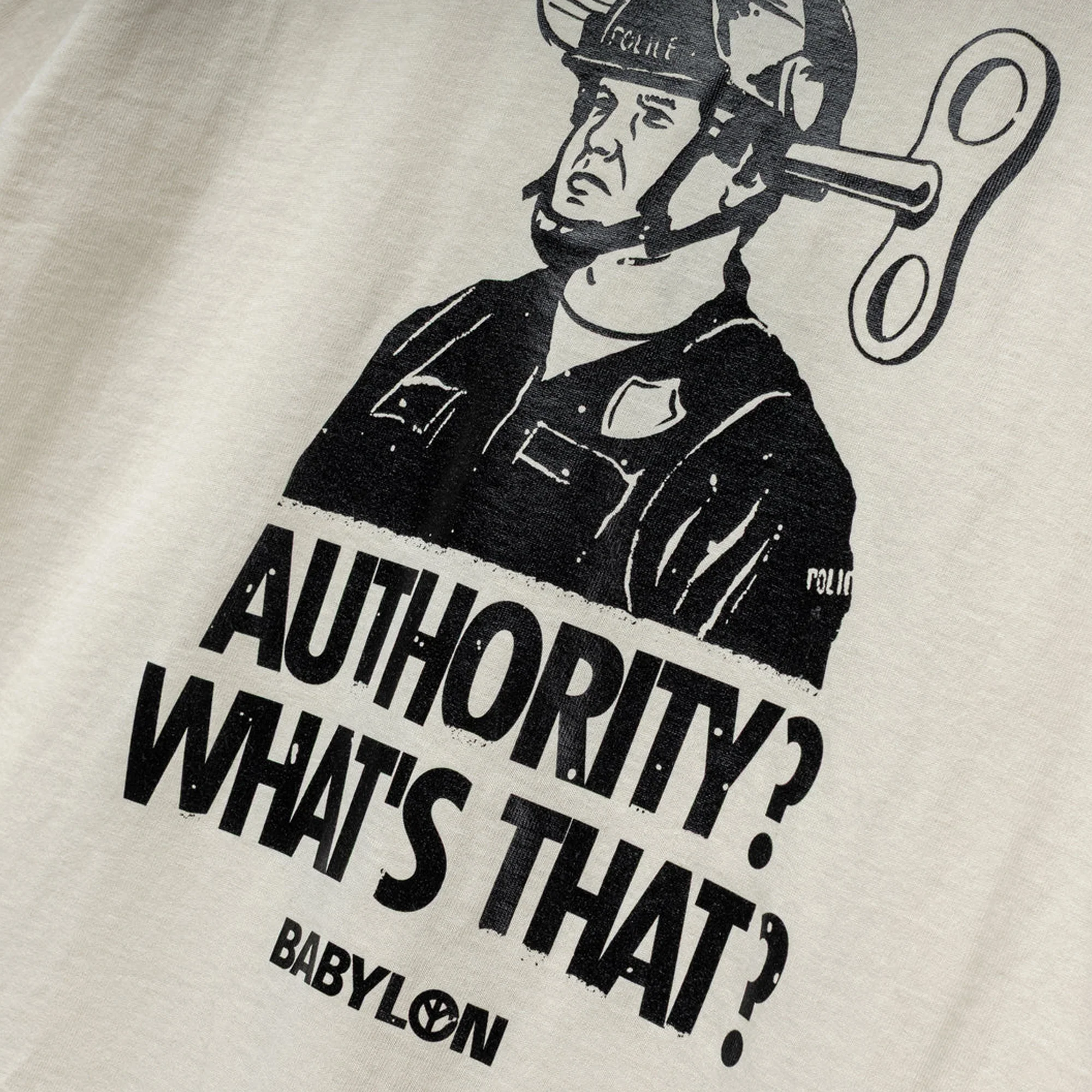 Babylon Whats Authority Tee Sandy Shore - Image 2