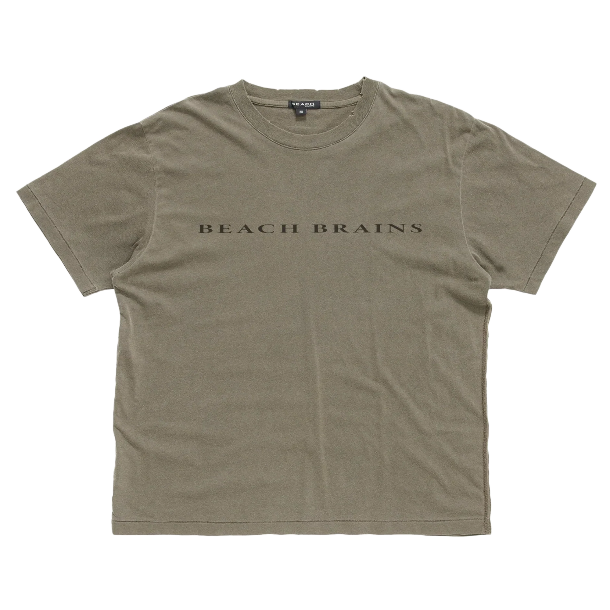 Beach Brains Logo Tide T-Shirt Fatigue