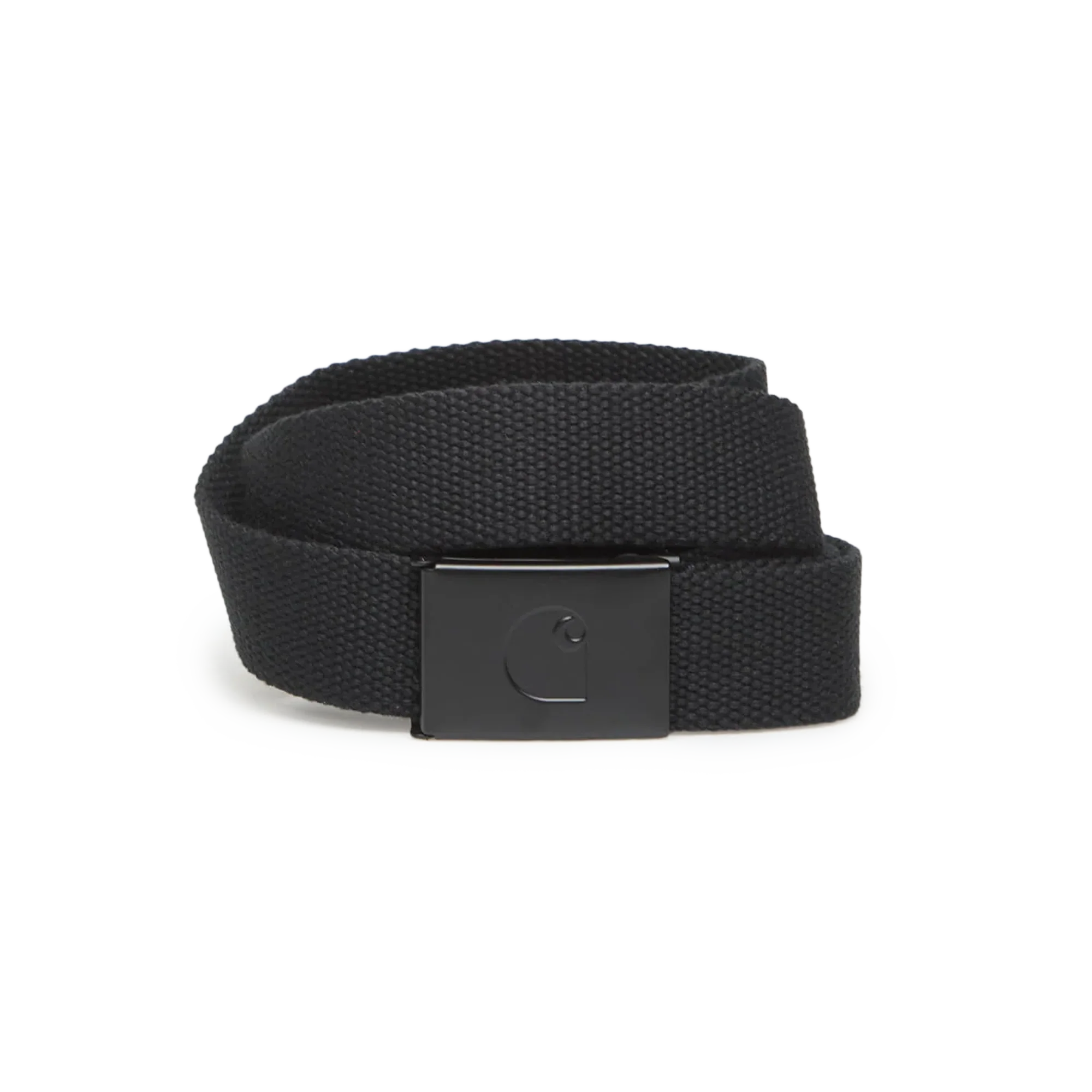 Carhartt WIP C-Logo Belt Tonal Black/White - Image 3