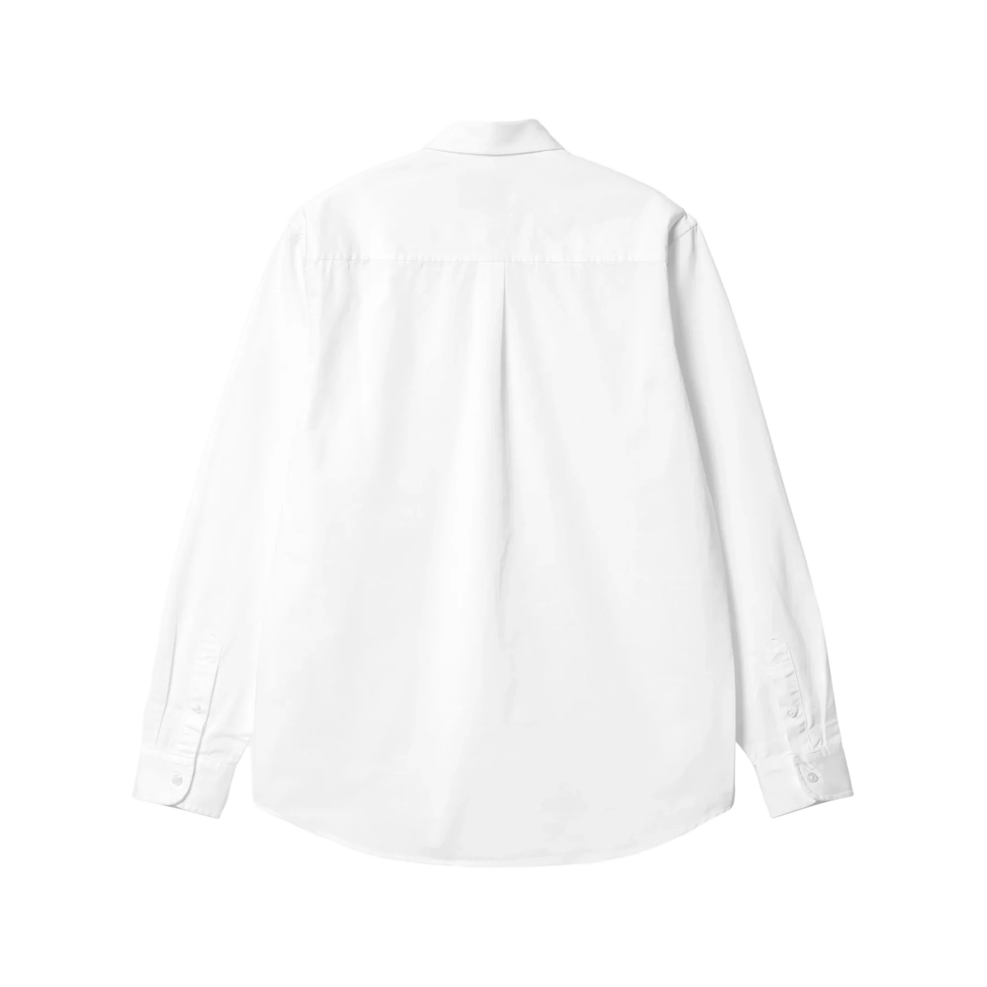 Carhartt WIP L/S Madison Shirt White/Black - Image 2