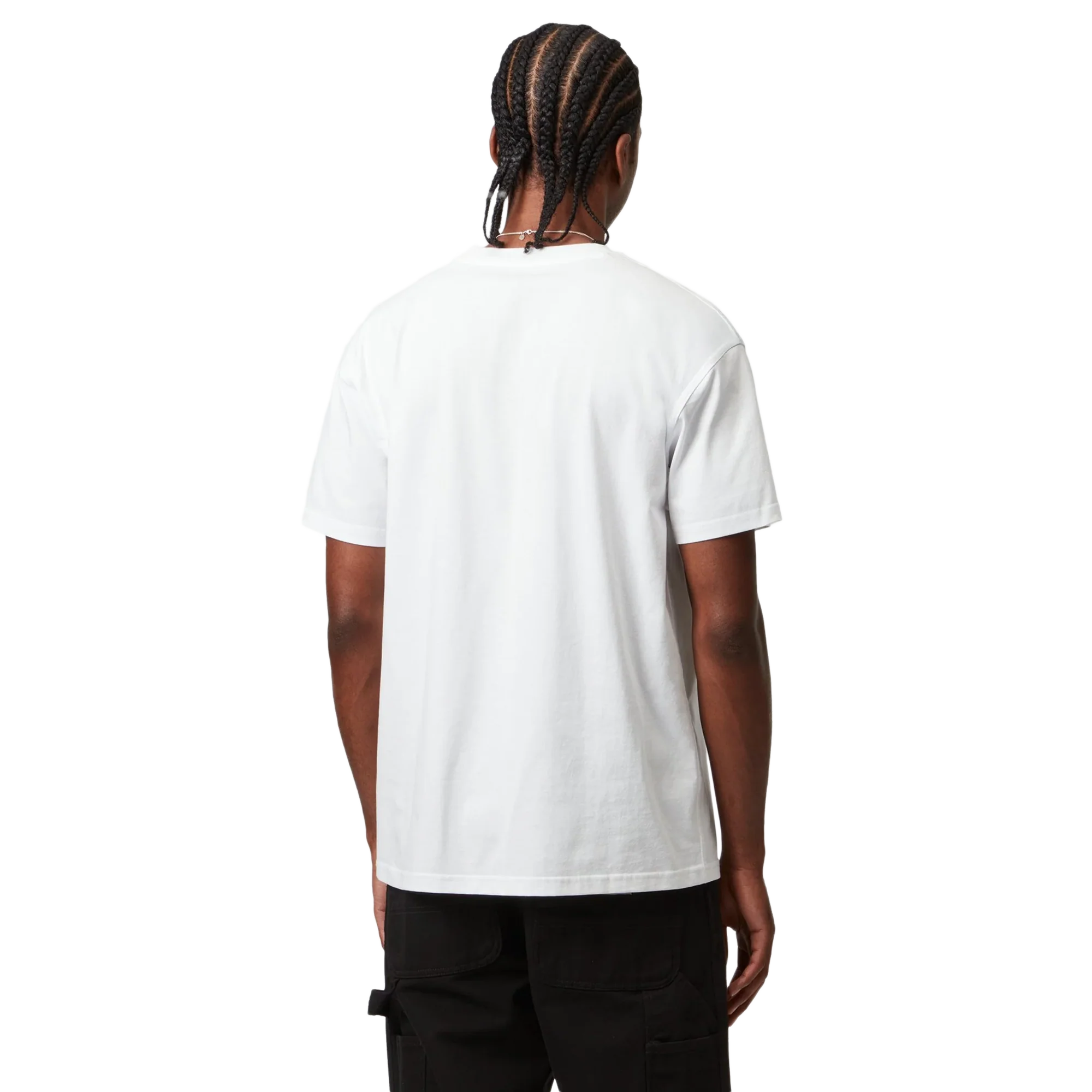 Carhartt WIP S/S American Script T-Shirt White - Image 3