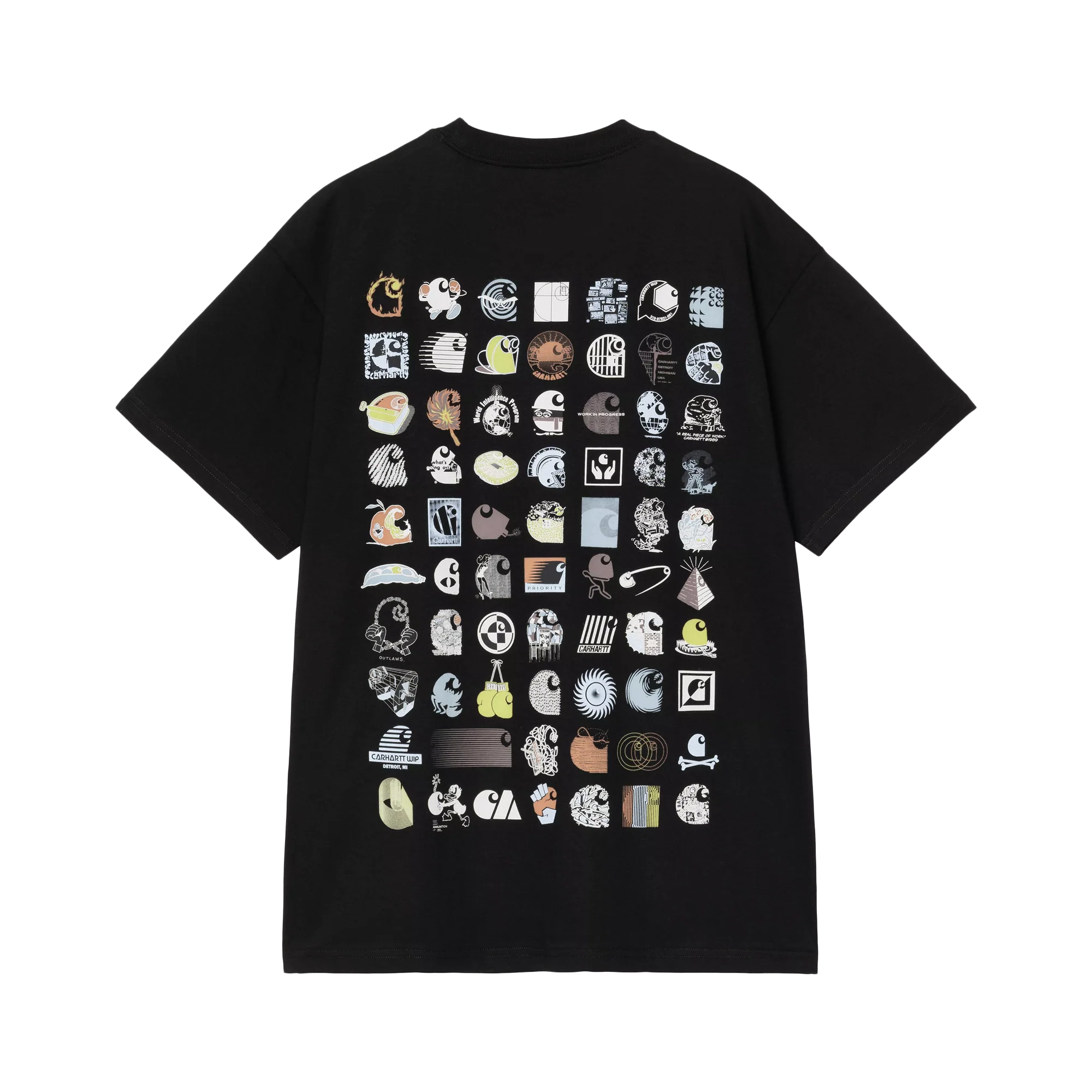 Carhartt WIP S/S C Logo Archive T-Shirt Black - Image 4