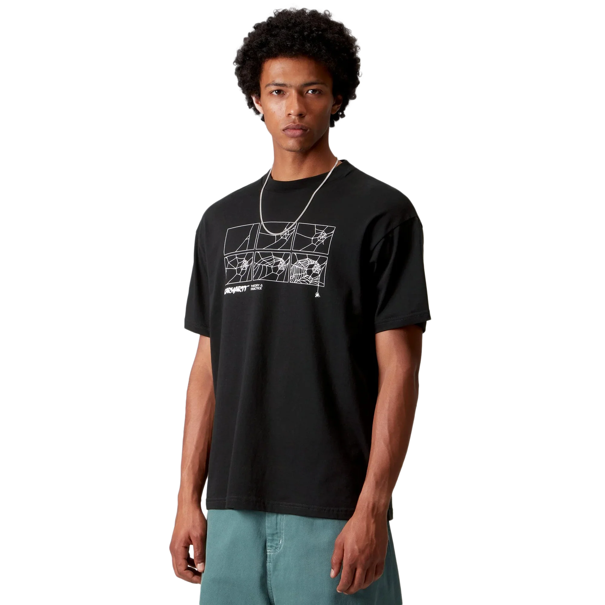Carhartt WIP S/S Theory And Practice T-Shirt Black - Image 2