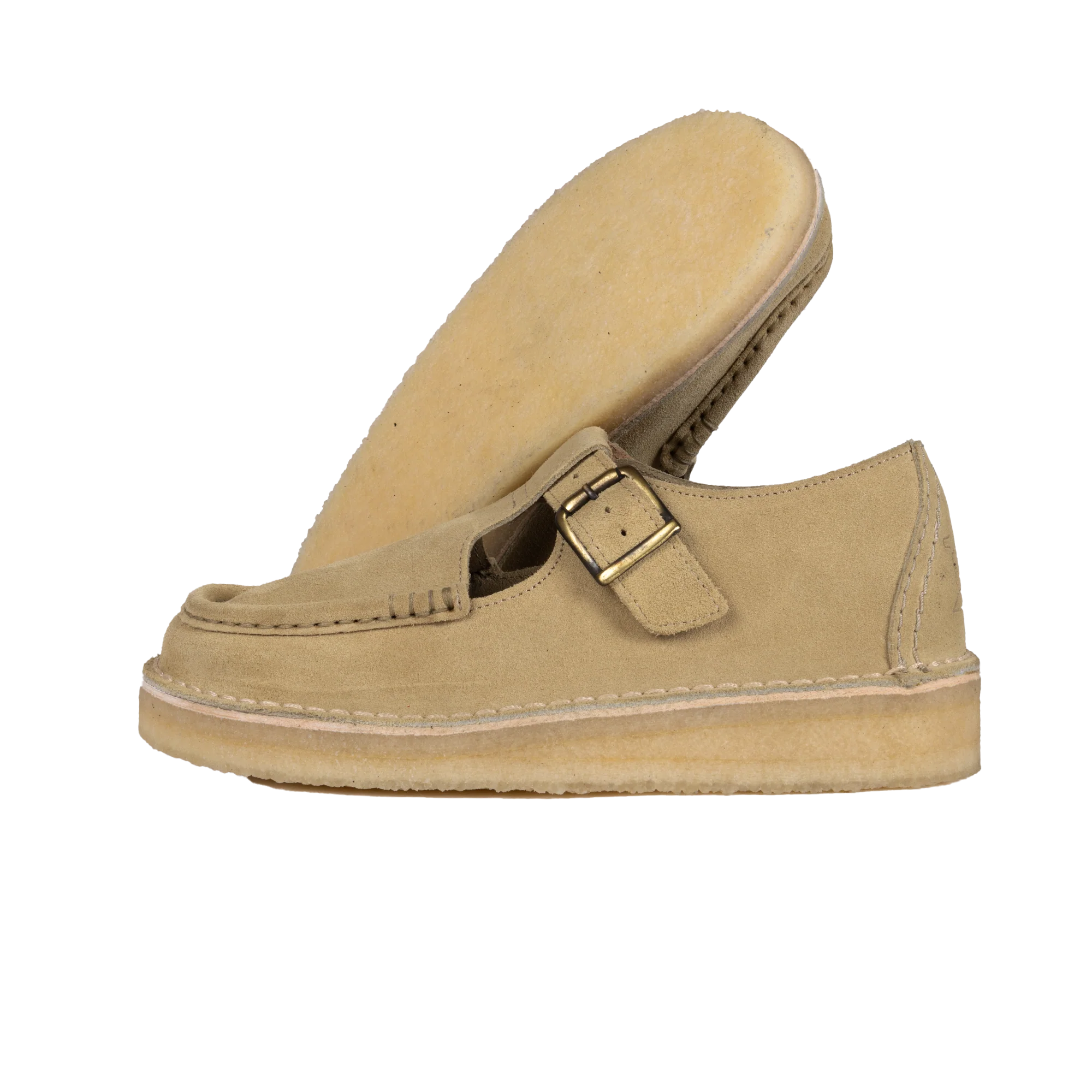 Clarks Originals Women's Nomad T Bar Maple Suede - Image 3