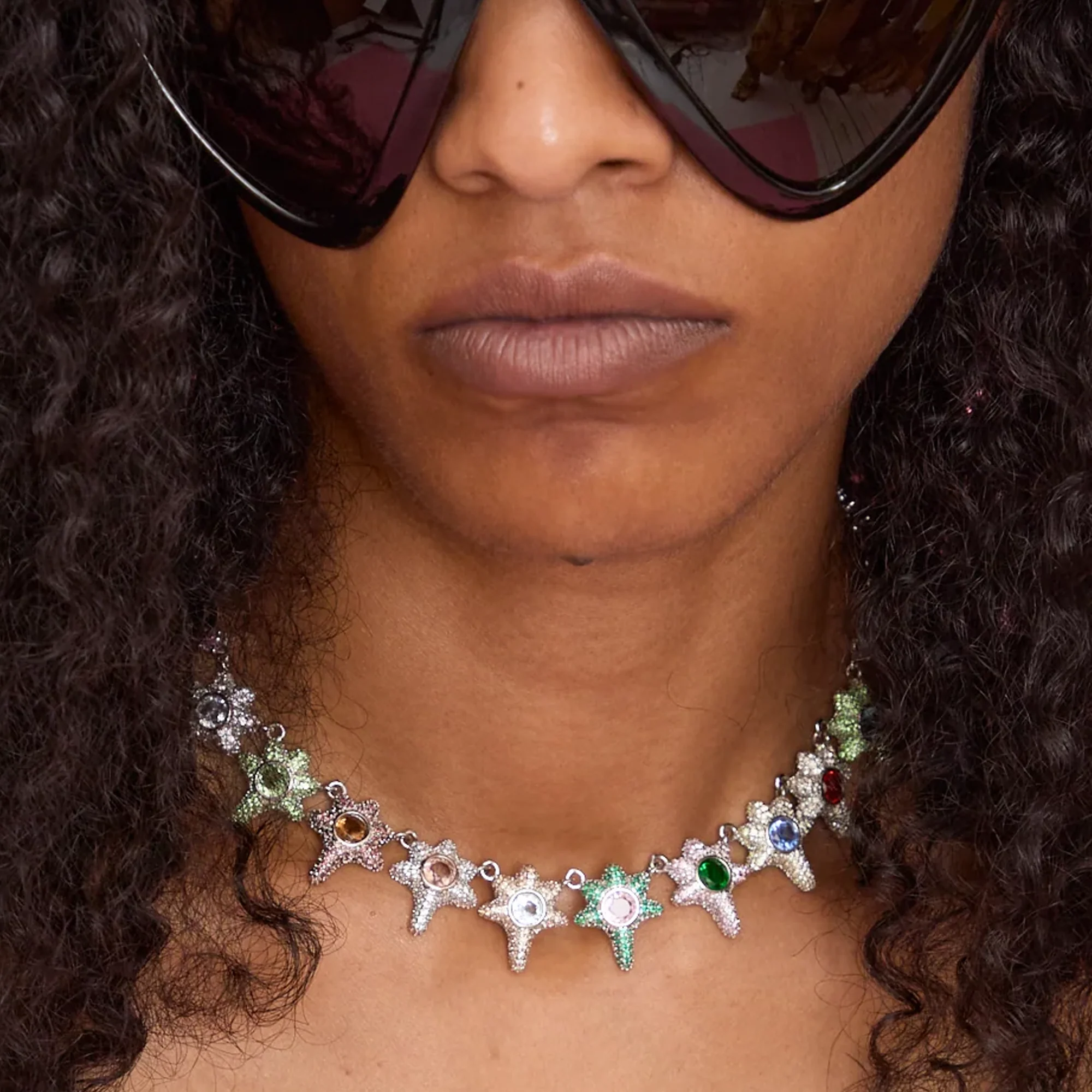 Collina Strada Coral Necklace Multi - Image 2