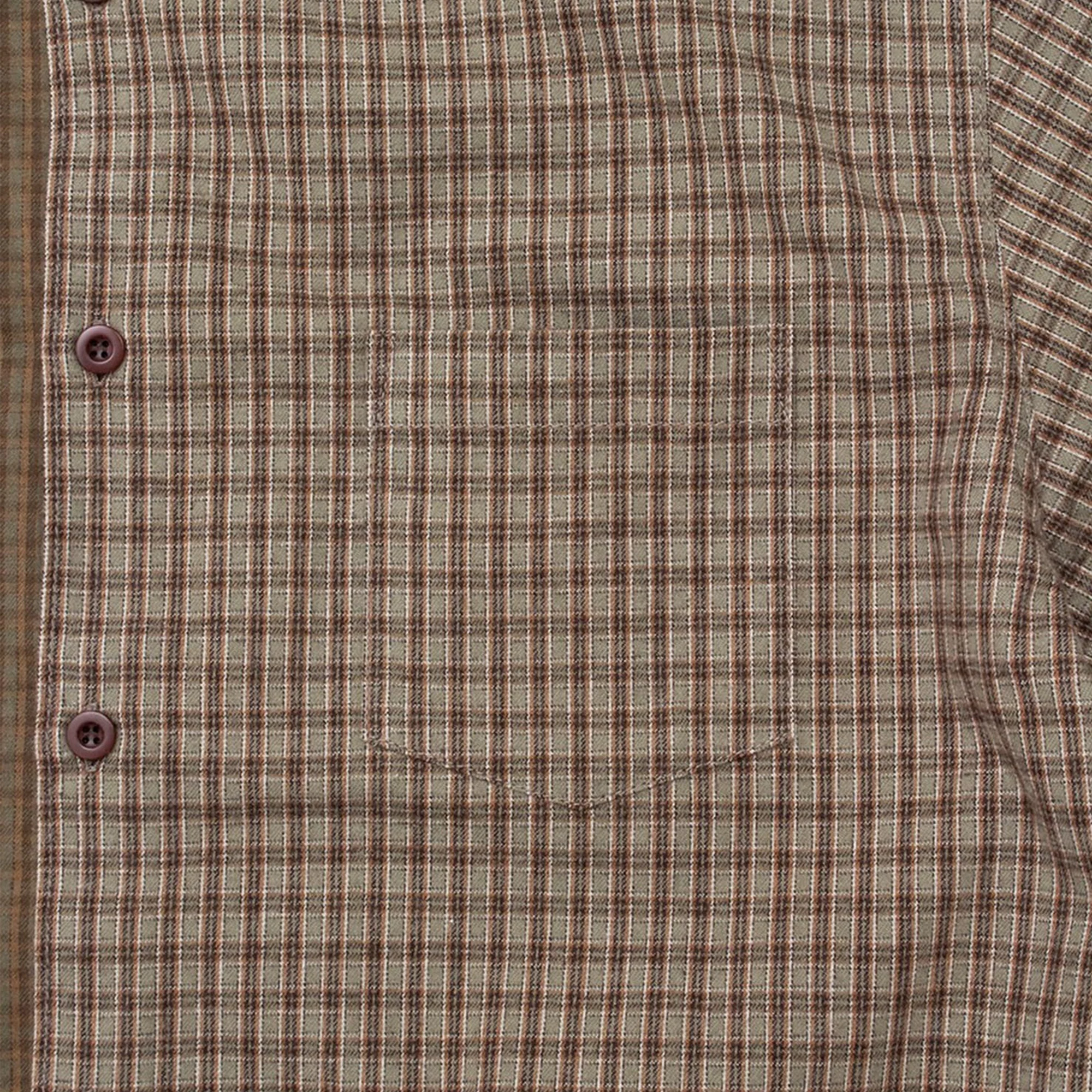 Comme des Garcons Homme Shirt HP-B021-051-2 Khaki/Brown - Image 3