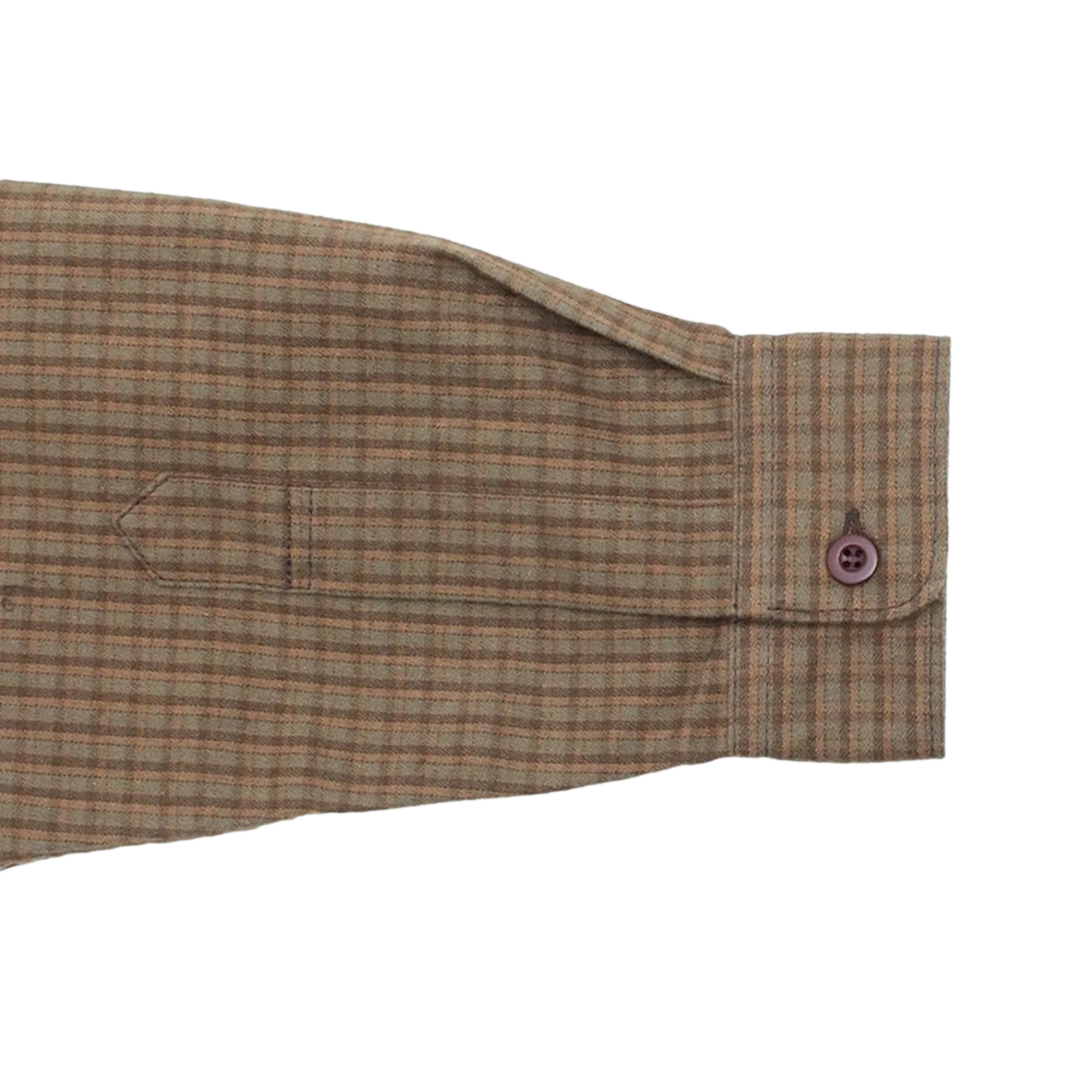 Comme des Garcons Homme Shirt HP-B021-051-2 Khaki/Brown - Image 6
