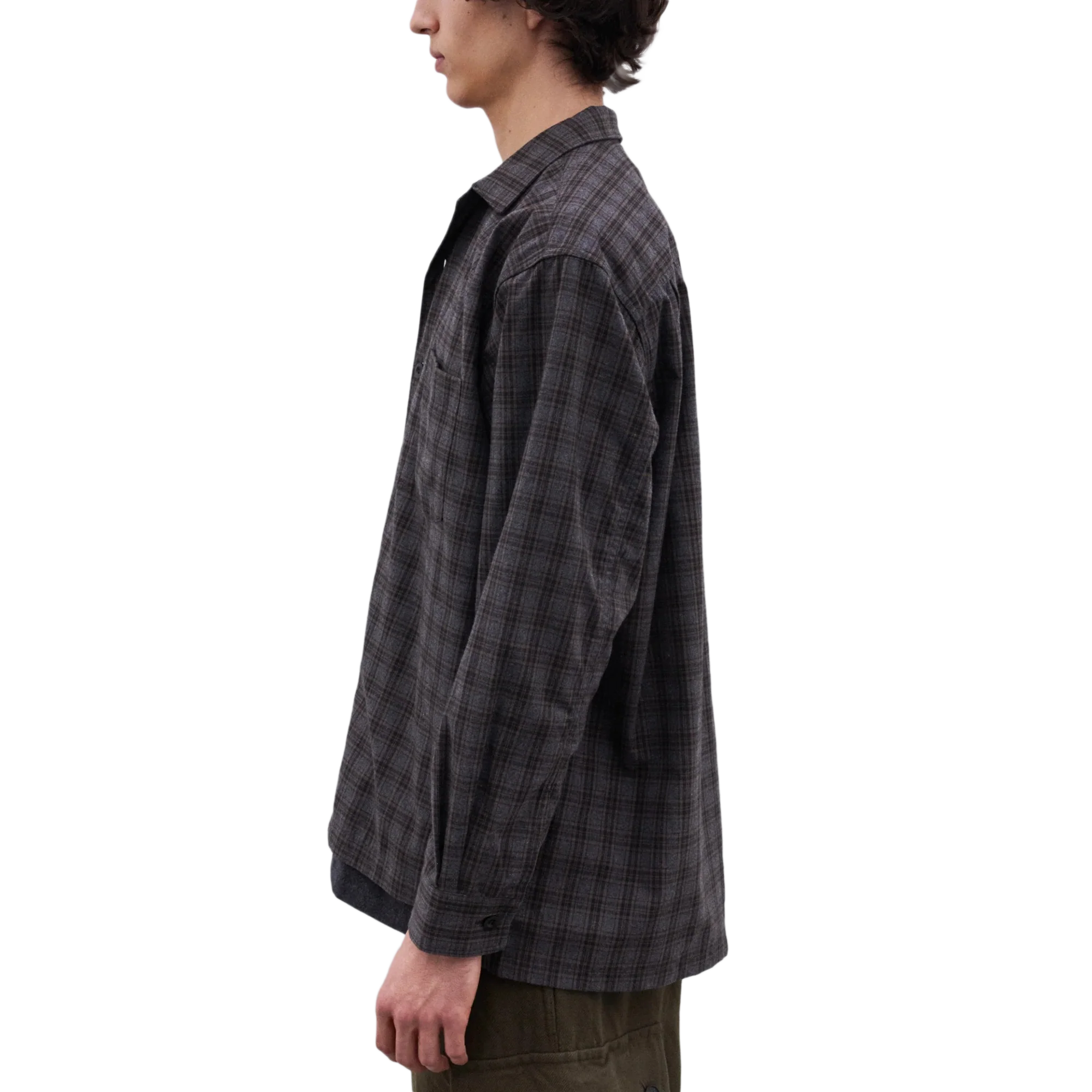 Comme des Garcons Homme Shirt HP-B022-051-1 Grey/Brown - Image 3