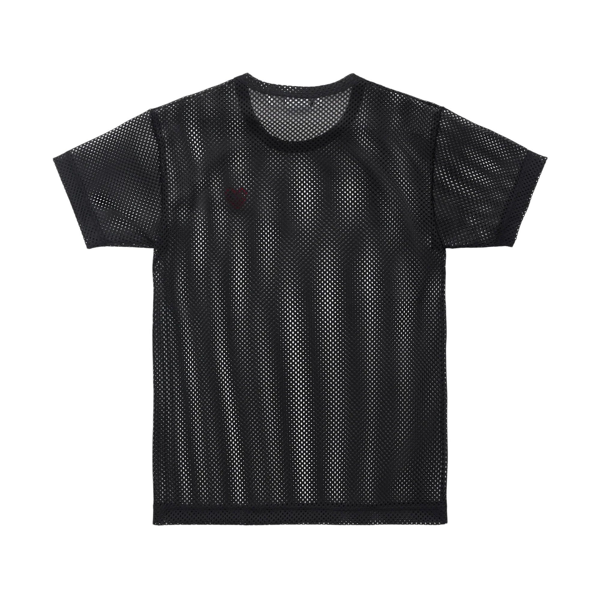 Comme Des Garcons Play Mesh T-Shirt Black AX-T351-051-1 - Image 2