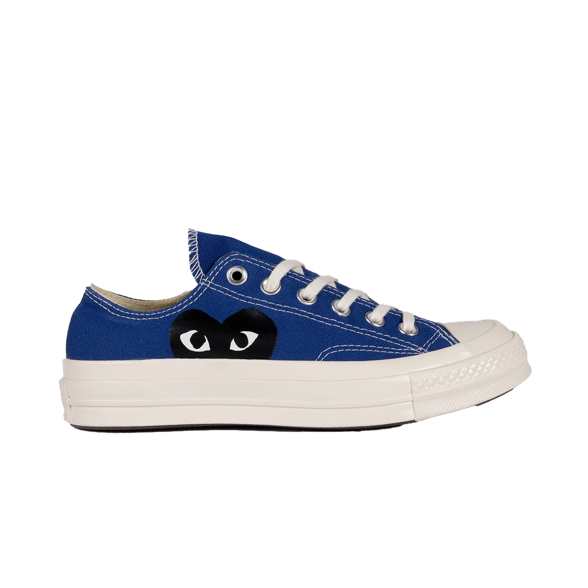 Comme Des Garcons Play x Converse CT70 Black Heart Low Top Blue AZ-K121-001-2 - Image 6