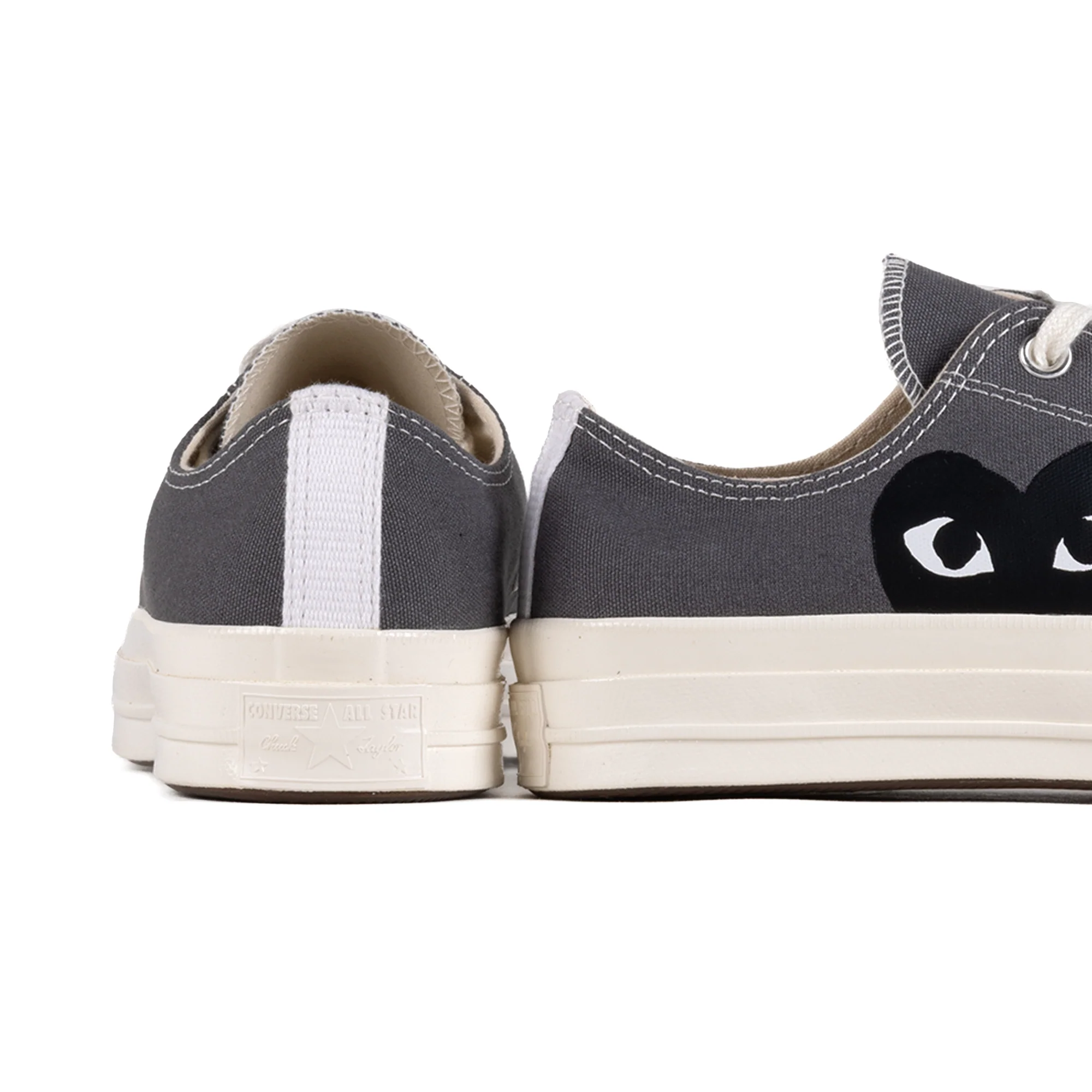 Comme Des Garcons Play x Converse CT70 Black Heart Low Top Grey AZ-K121-001-1 - Image 5