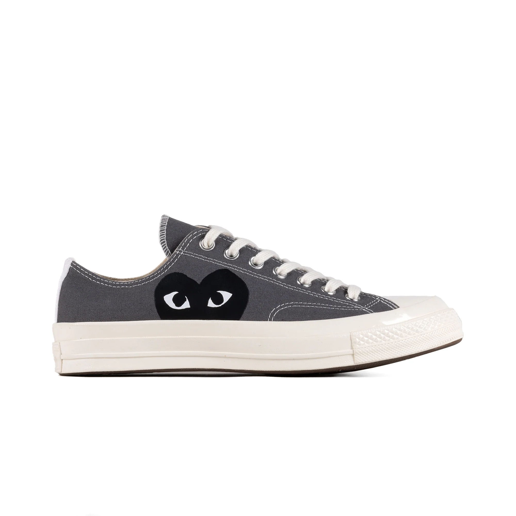 Comme Des Garcons Play x Converse CT70 Black Heart Low Top Grey AZ-K121-001-1 - Image 7