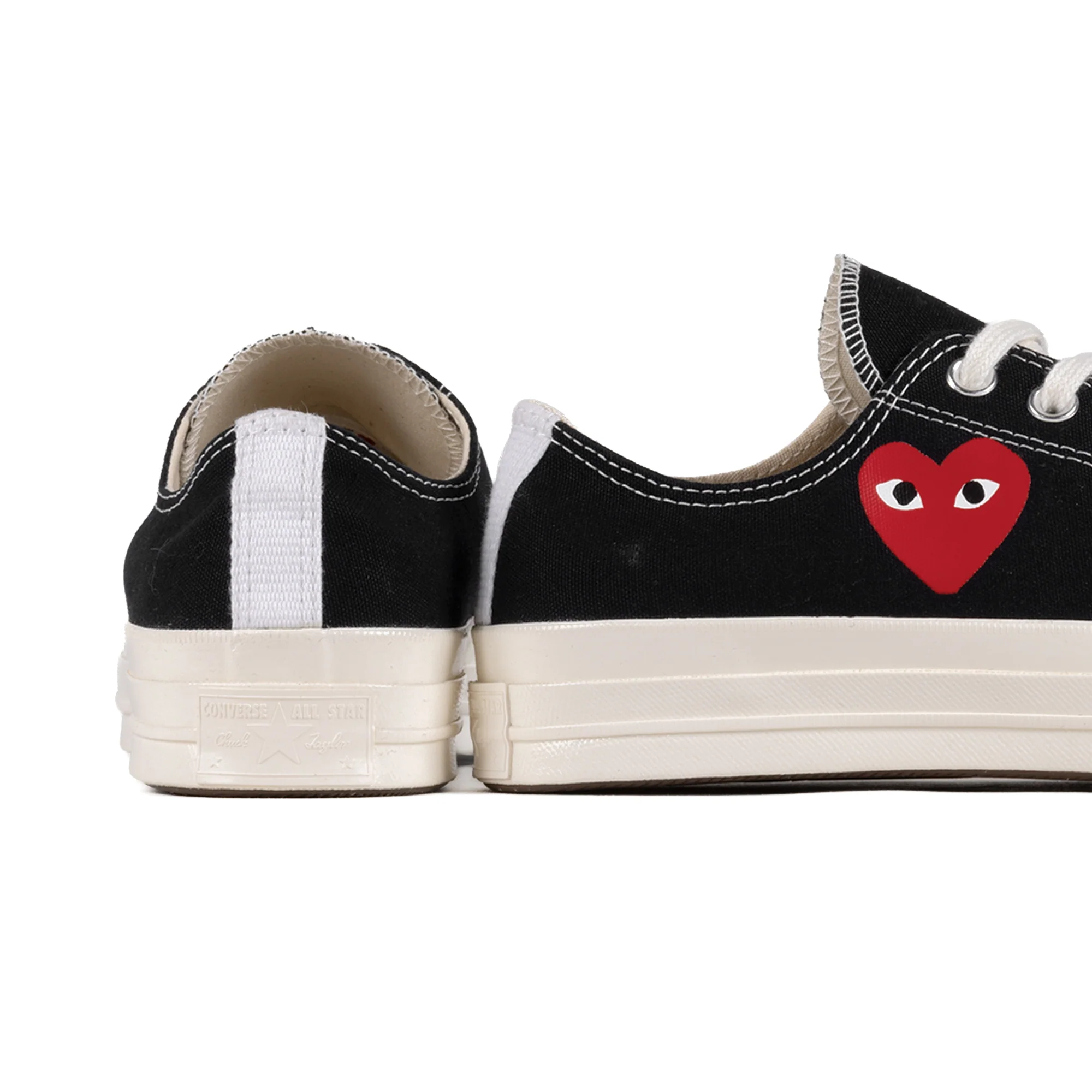 Comme Des Garcons Play x Converse CT70 Small Red Heart Low Top Black AZ-K128-001-1 - Image 6