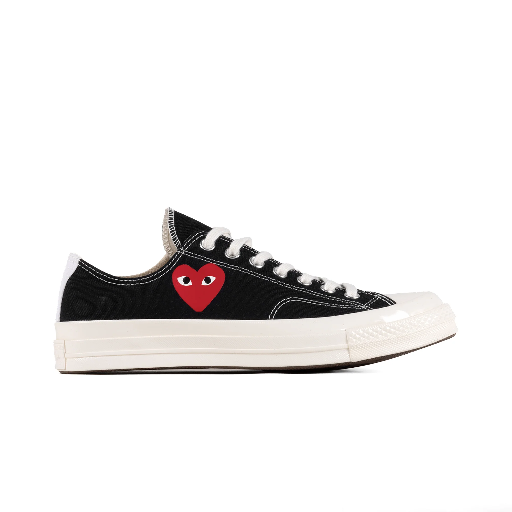 Comme Des Garcons Play x Converse CT70 Small Red Heart Low Top Black AZ-K128-001-1 - Image 7