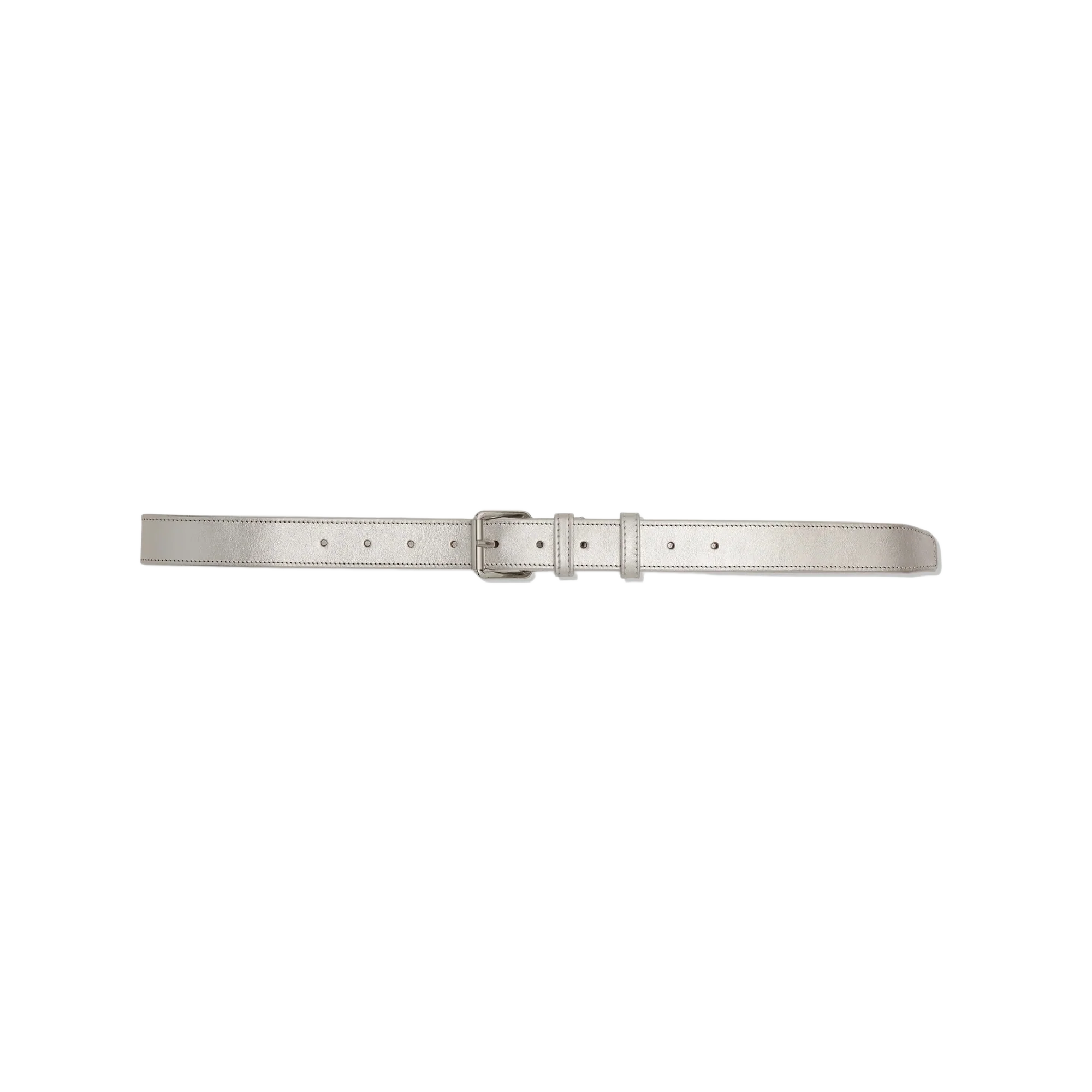 COMME des GARCONS WALLET Belt SA0912GF Silver M
