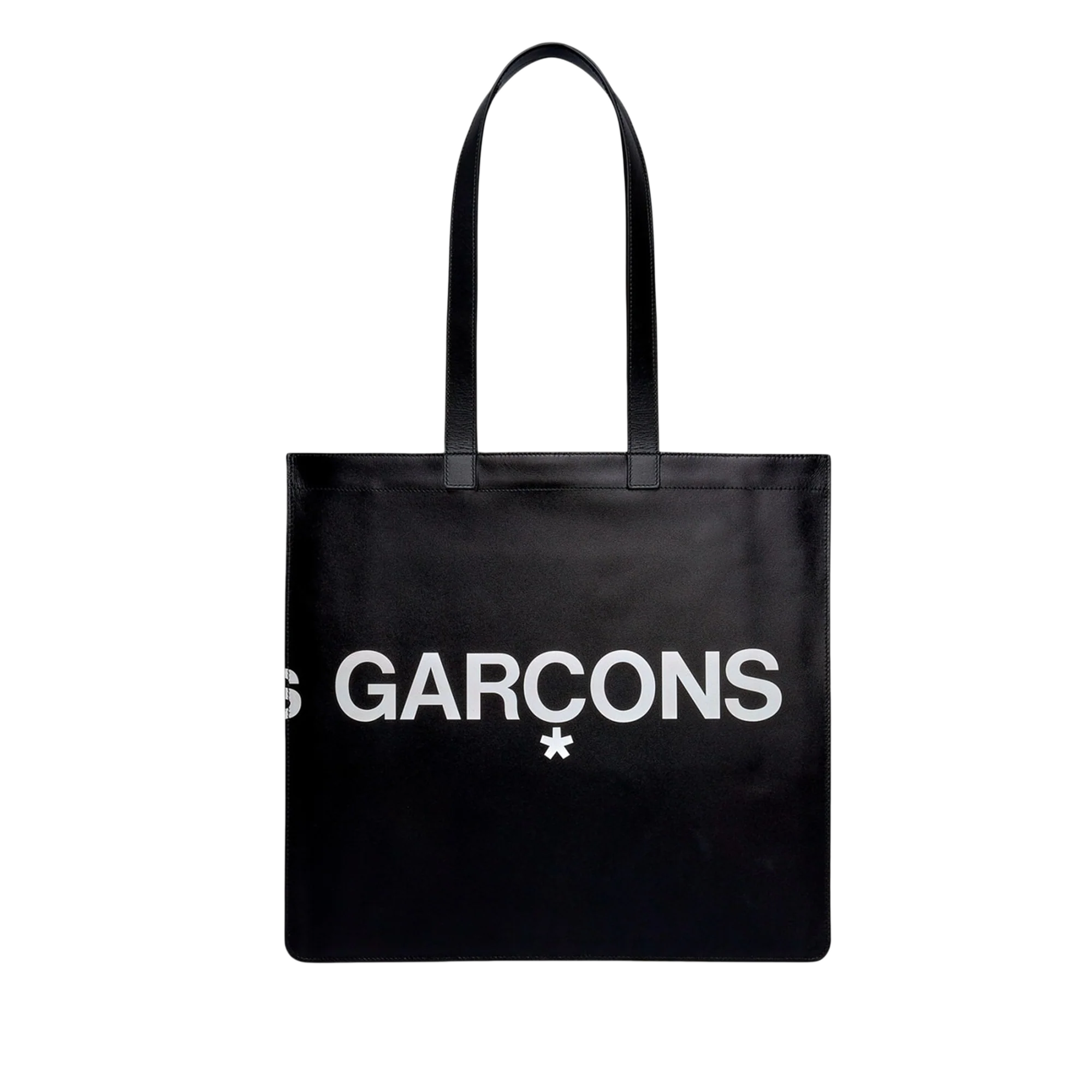 COMME des GARCONS WALLET Huge Logo Tote Bag SA9001HL Black - Image 2