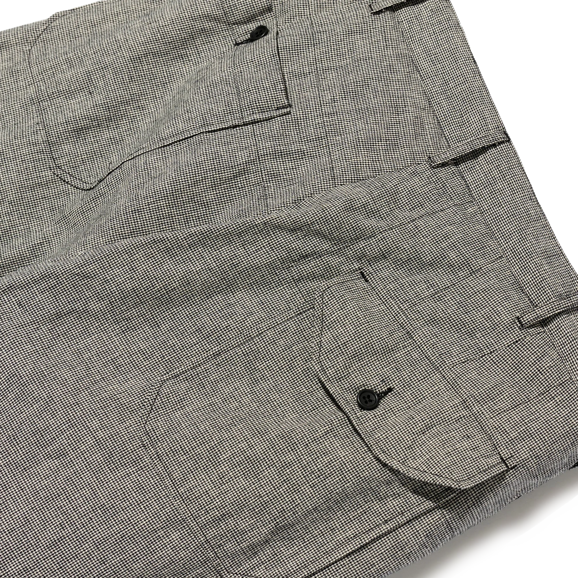 Engineered Garments Carlyle Pant Black/Grey CL Houndstooth - Image 3