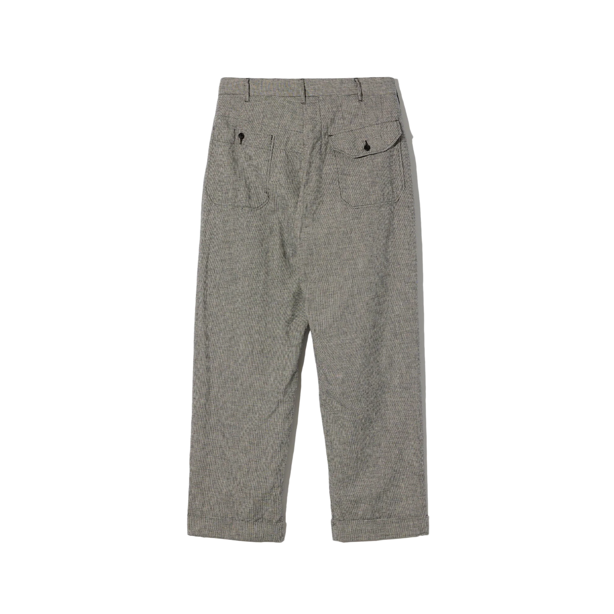 Engineered Garments Carlyle Pant Black/Grey CL Houndstooth - Image 5