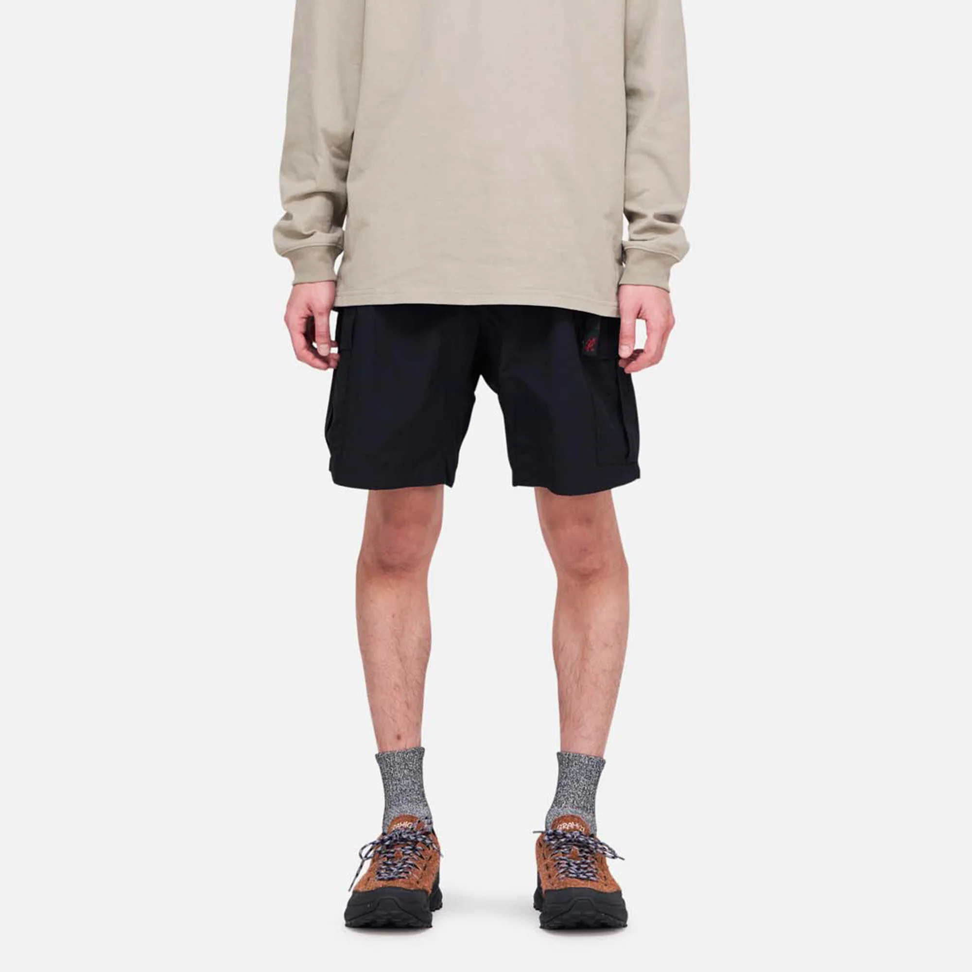 Gramicci Nylon Explorer Cargo Short Black - Image 2