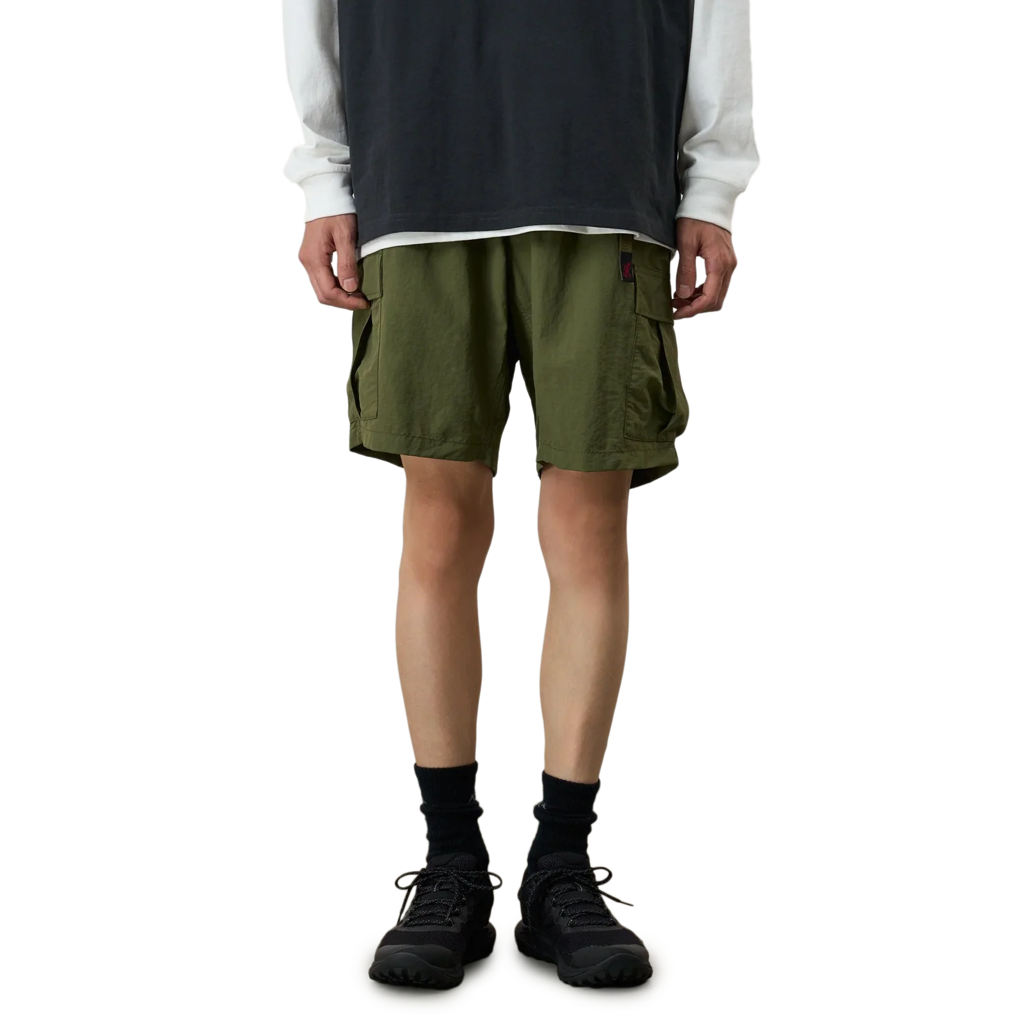 Gramicci Nylon Explorer Cargo Short Olive - Image 2
