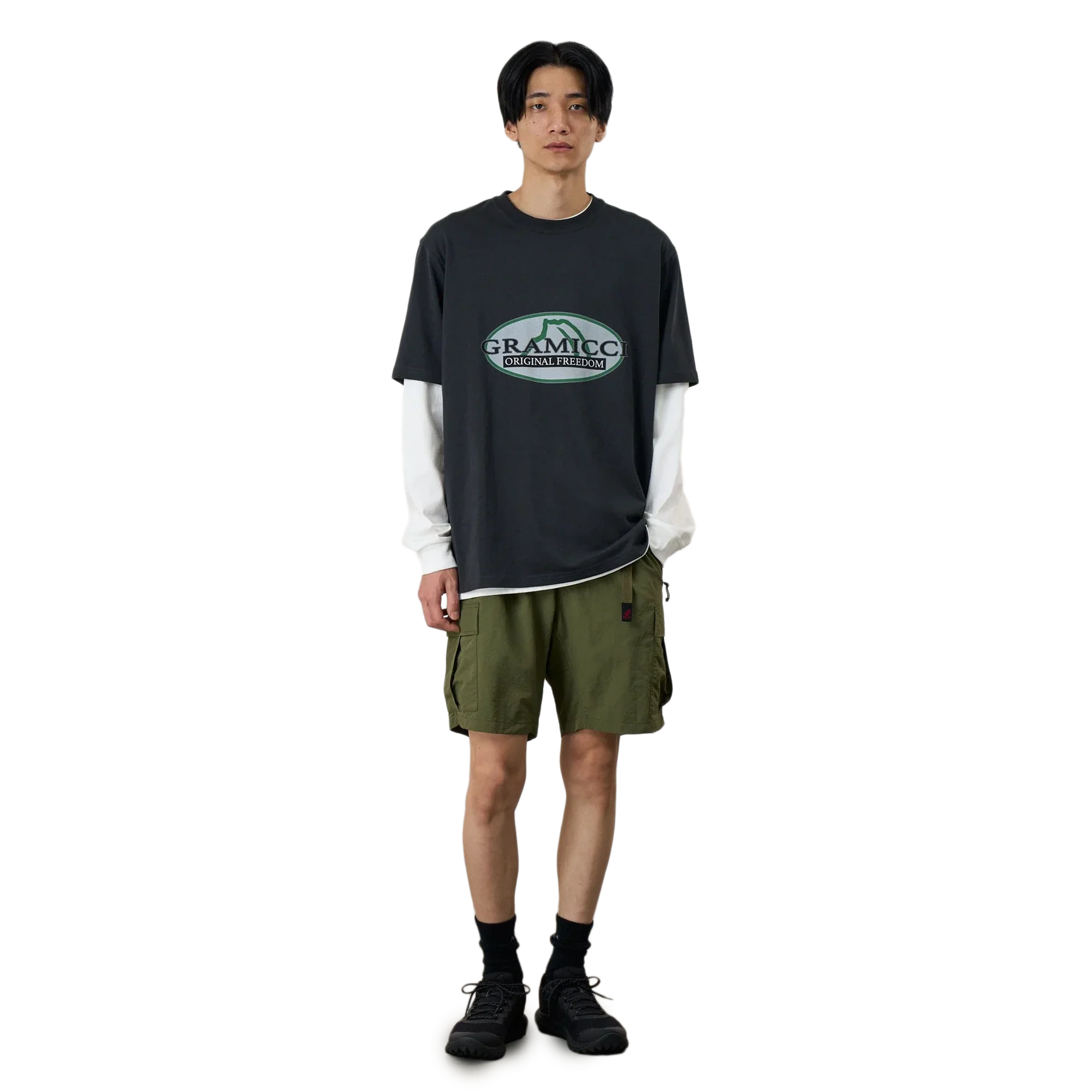 Gramicci Nylon Explorer Cargo Short Olive - Image 3