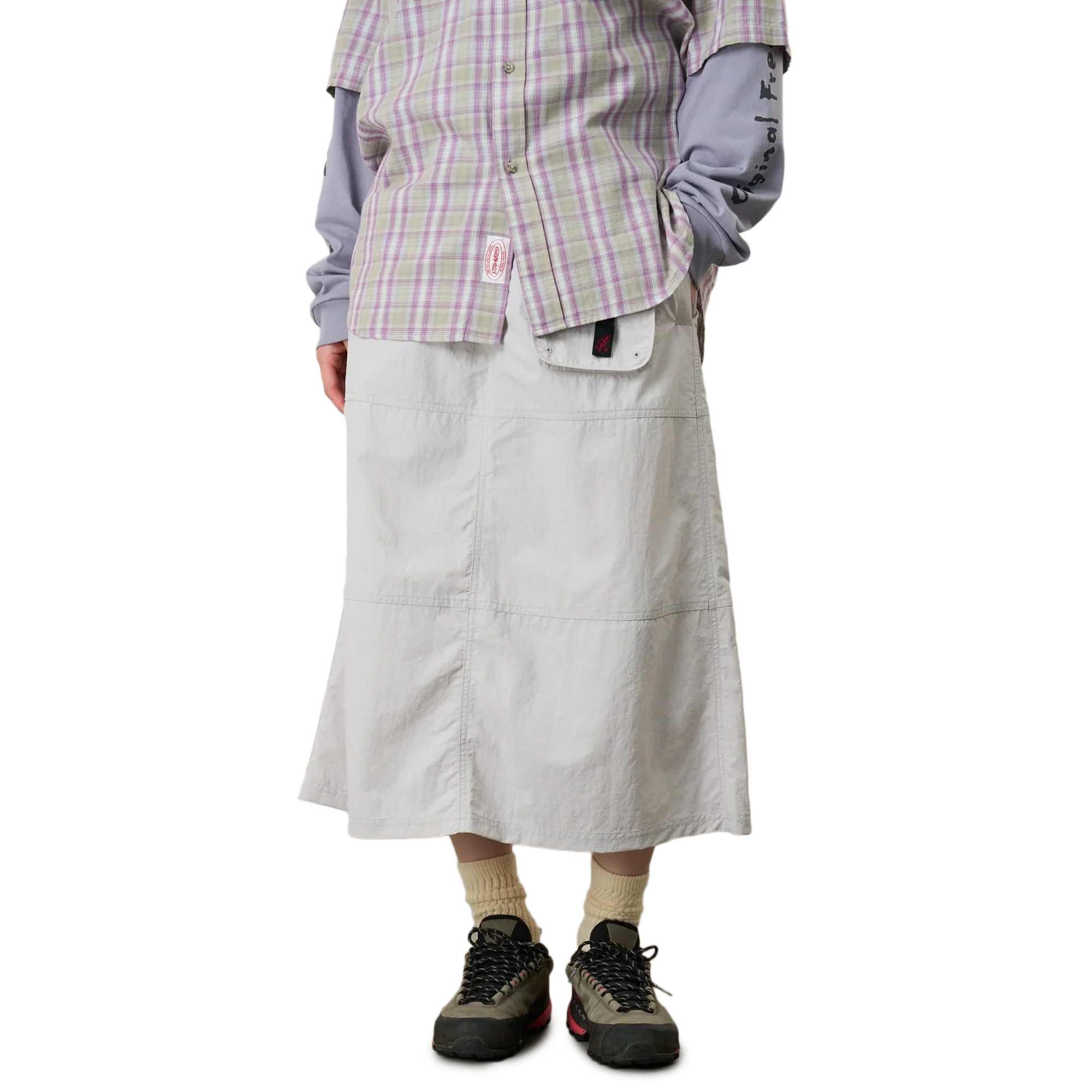 Gramicci Nylon Utility Skirt Ecru - Image 2