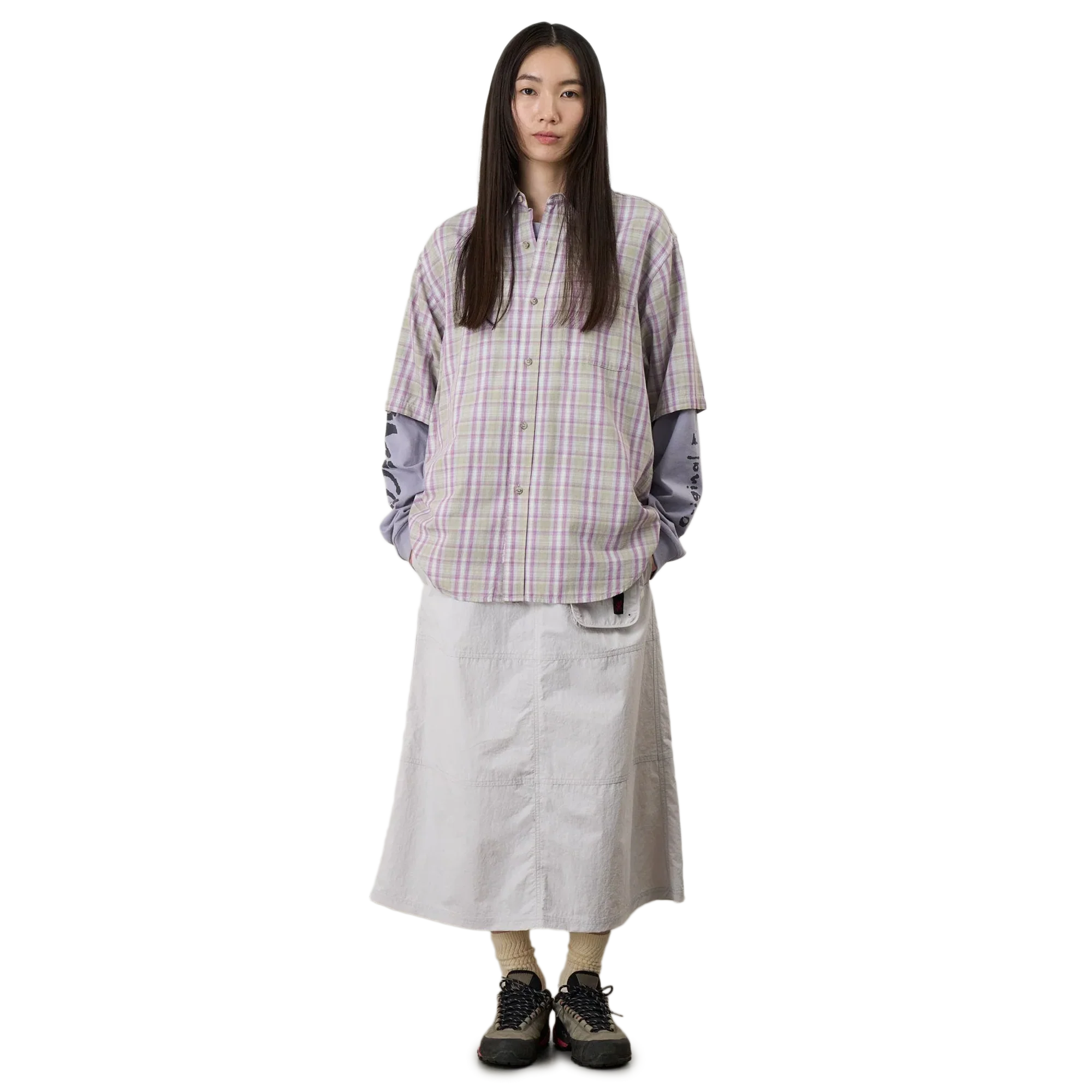 Gramicci Nylon Utility Skirt Ecru - Image 7