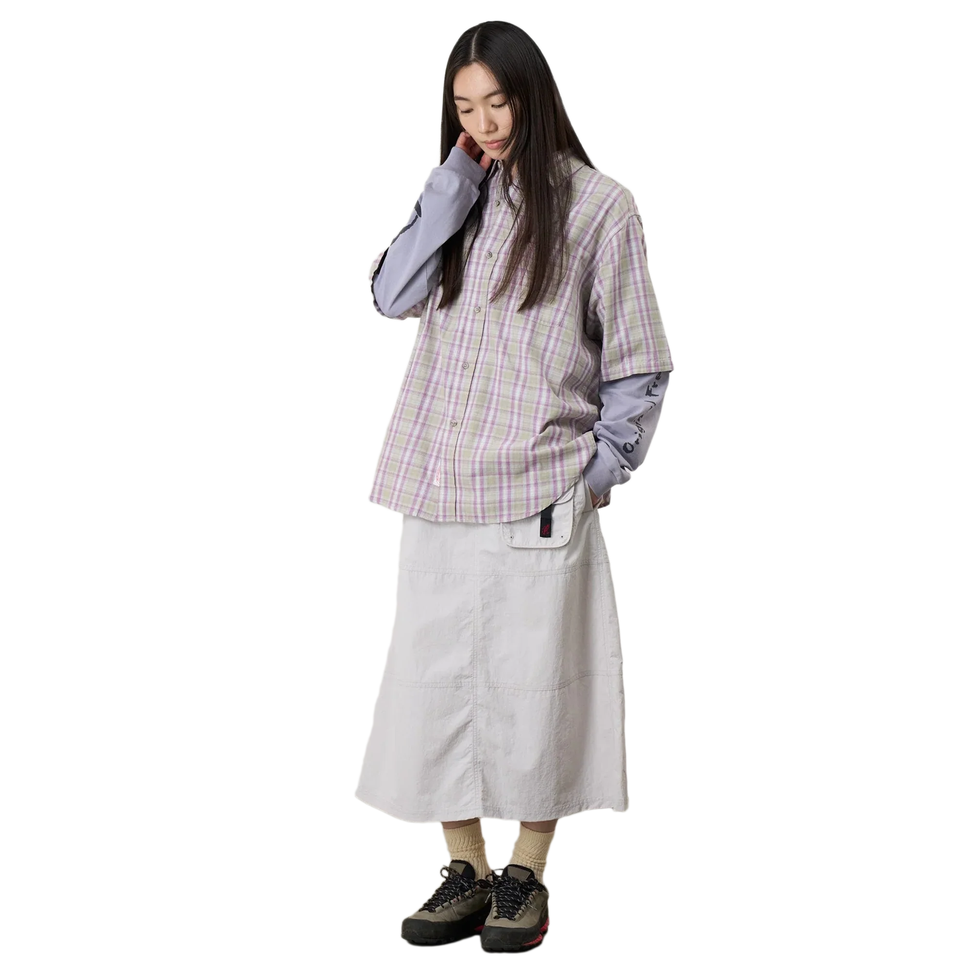 Gramicci Nylon Utility Skirt Ecru - Image 9